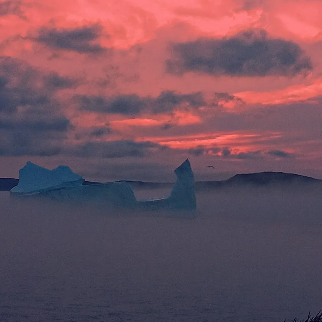 Sunset Iceberg