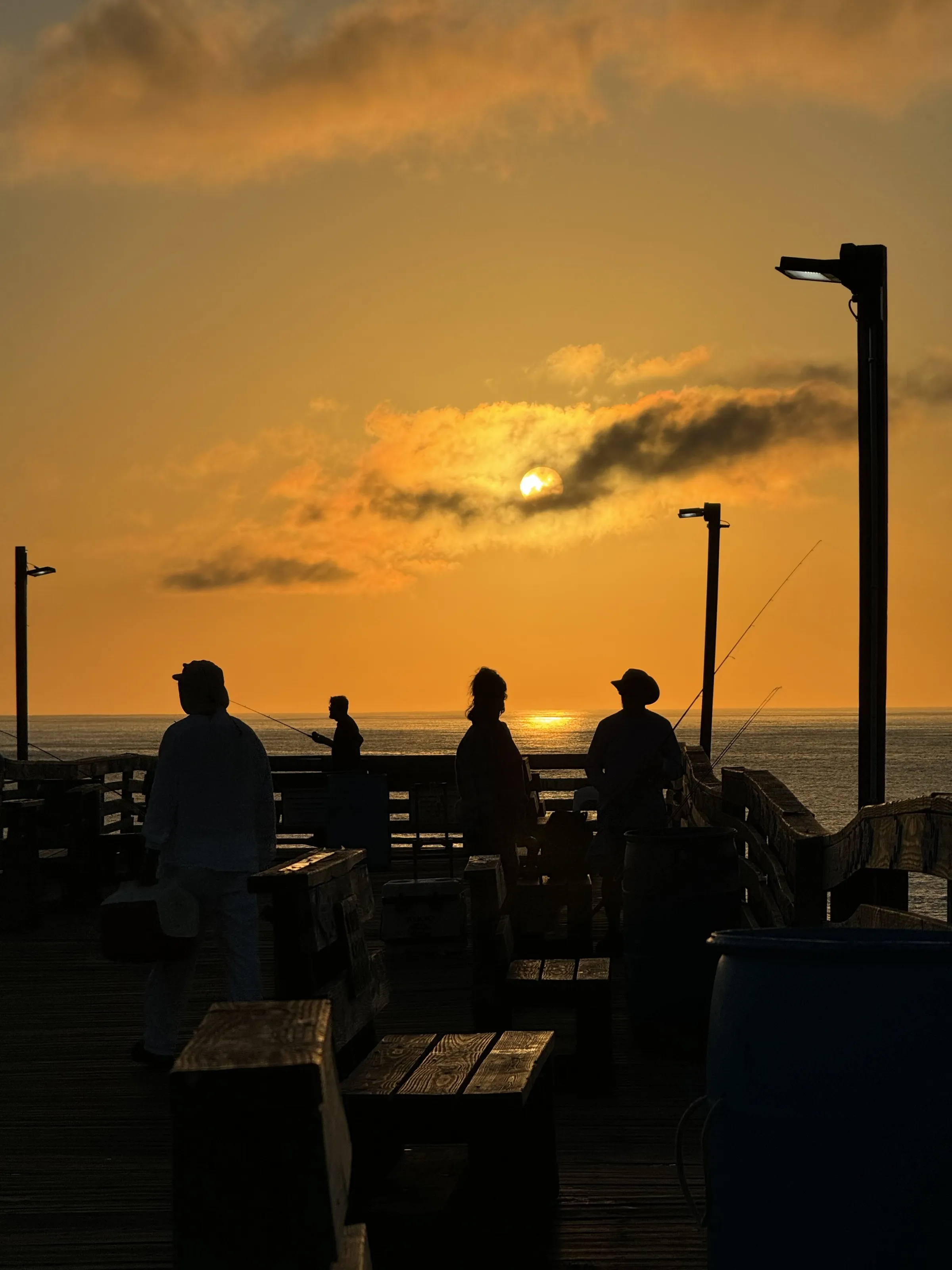 Day break at Avalon Pier, Kill Devil Hills, NC