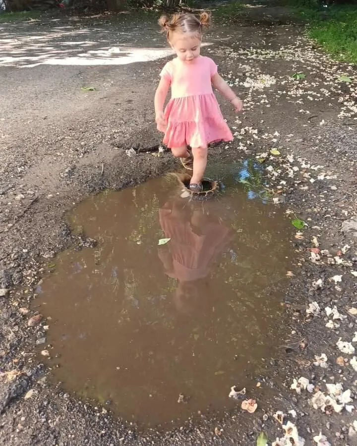Muddy puddles