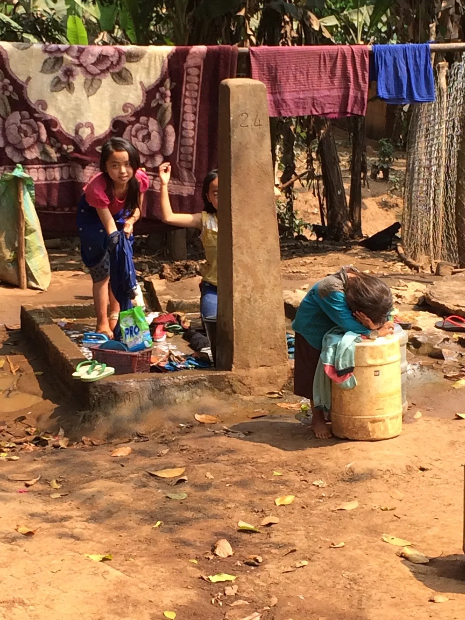 Laos Laundry Day