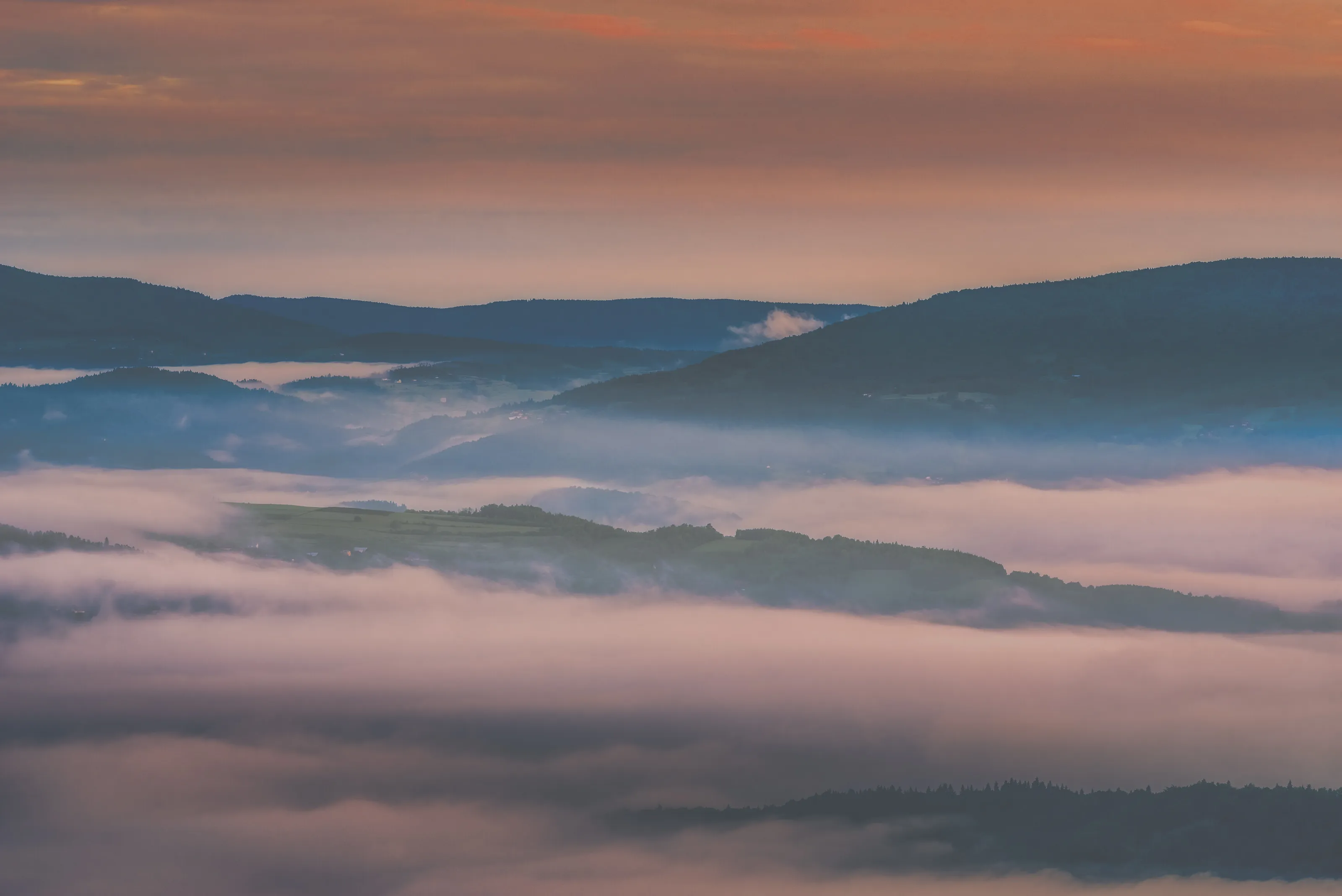 Sunrise i the montain