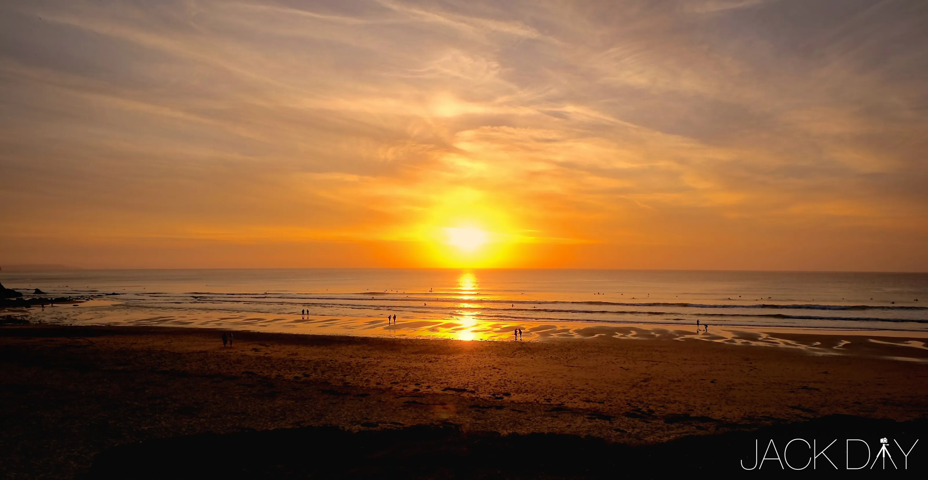 Sundown at Porthtowan, Cornwall