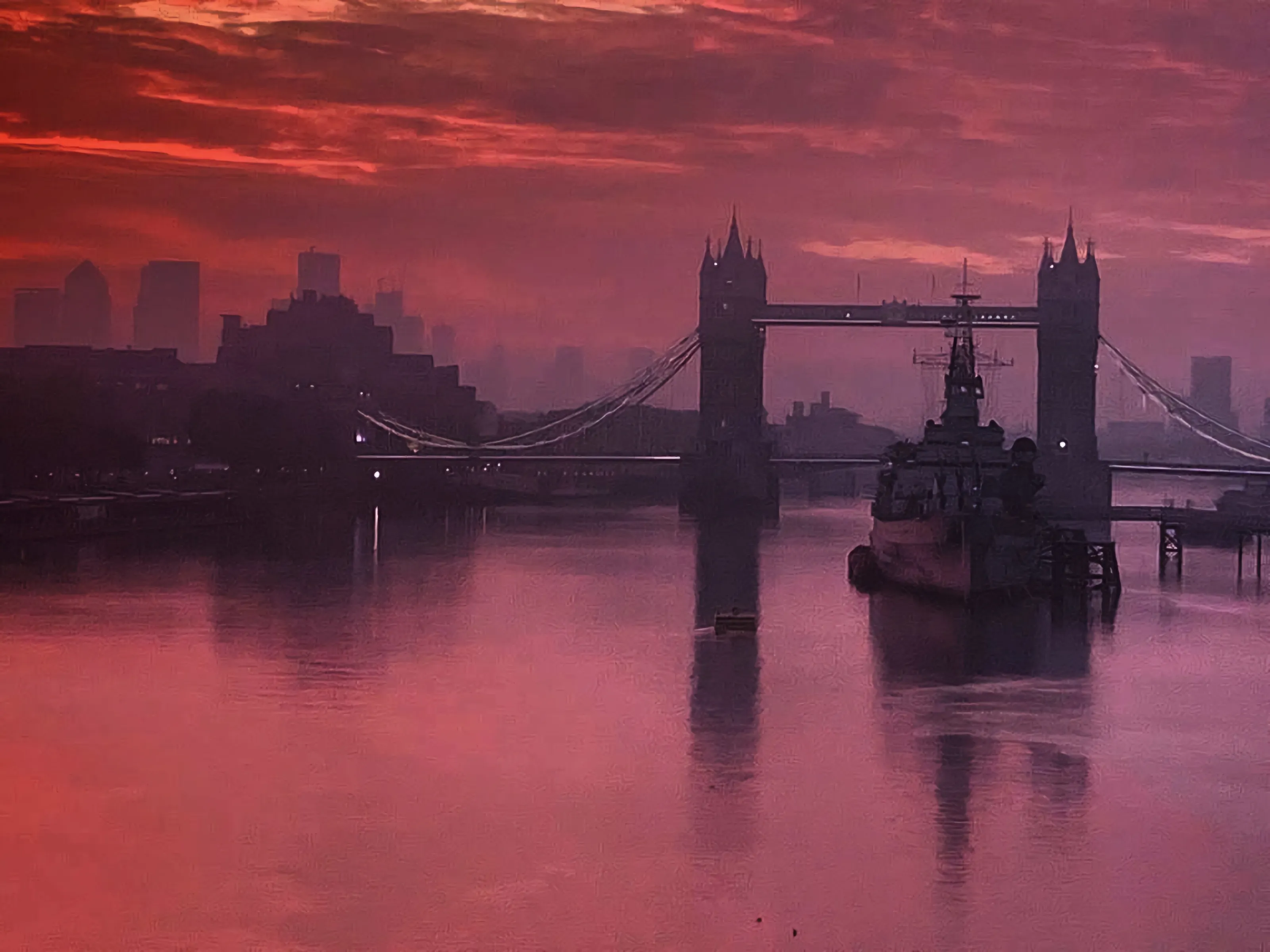 Sunrise over Tower Bridge