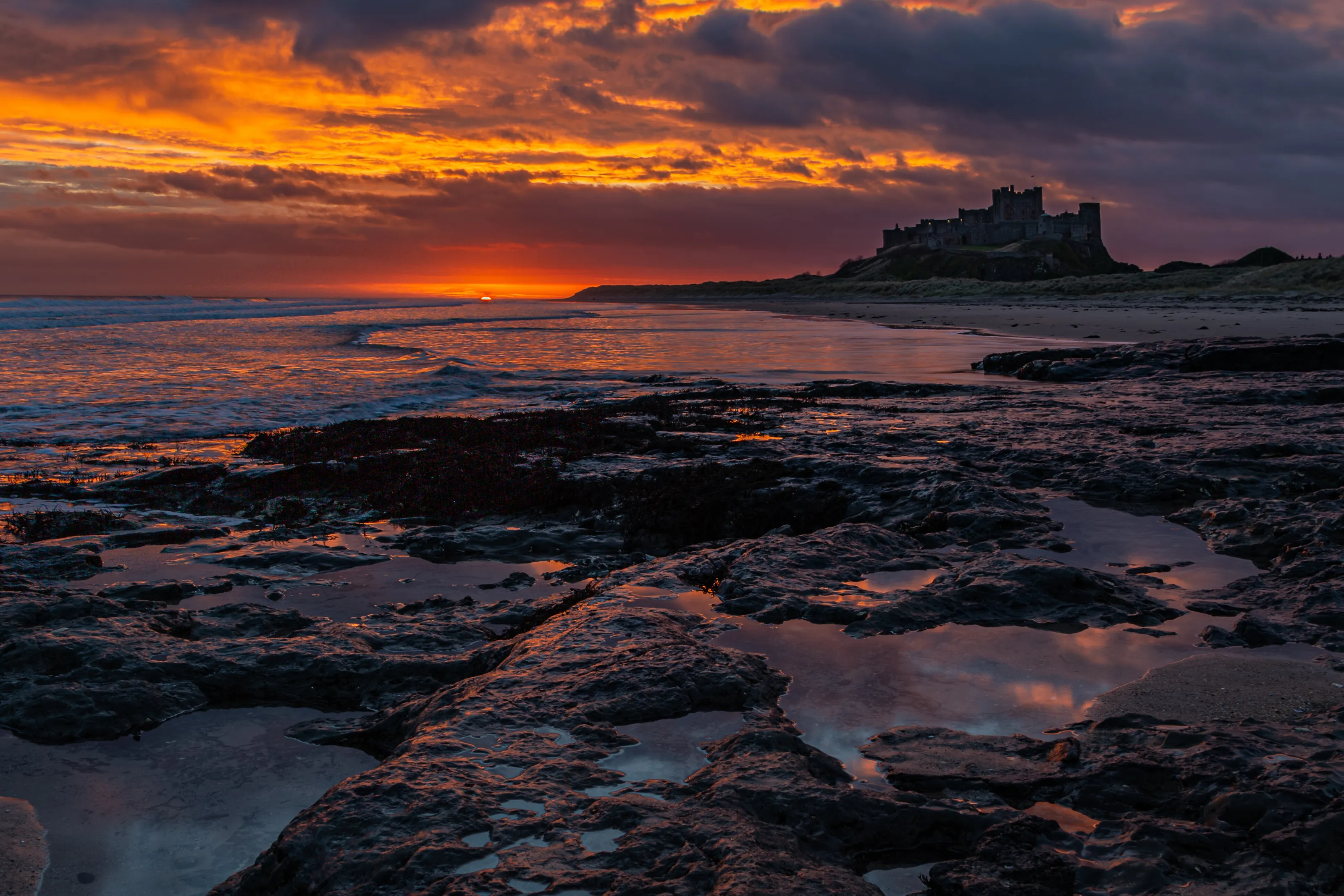 Bamburgh sunrise