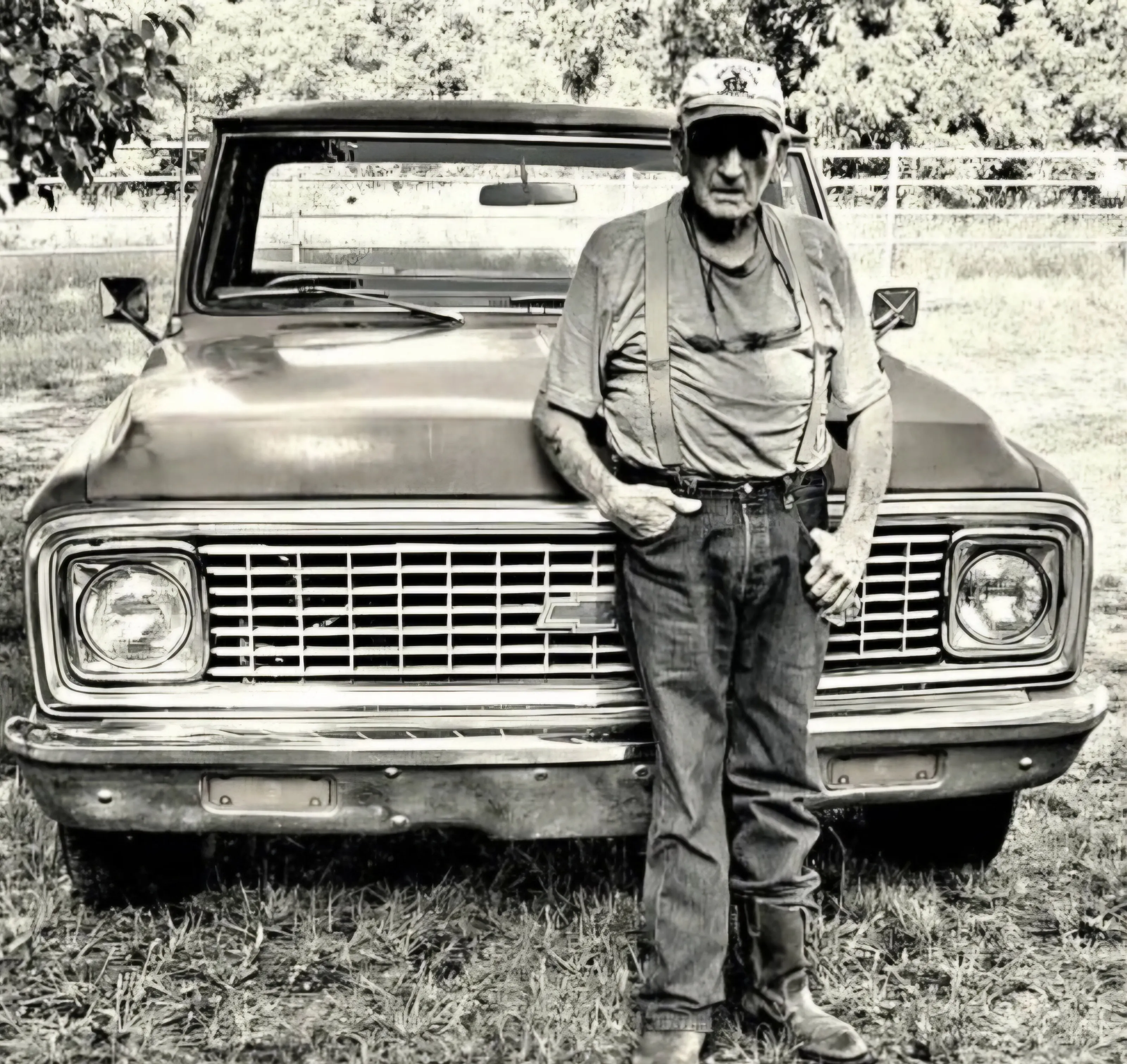 My daddy and his truck