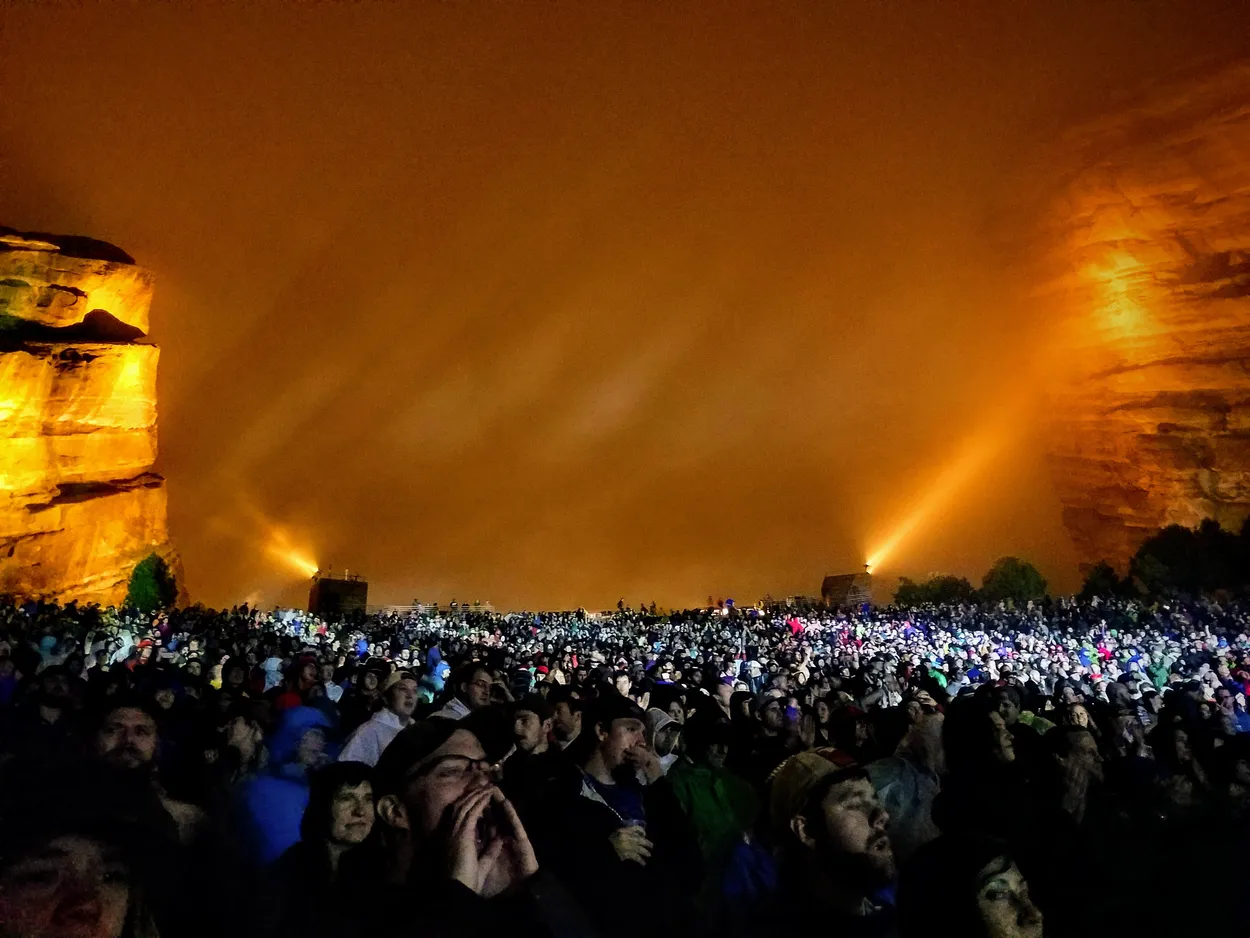 Red Rocks Crowd After the Storm