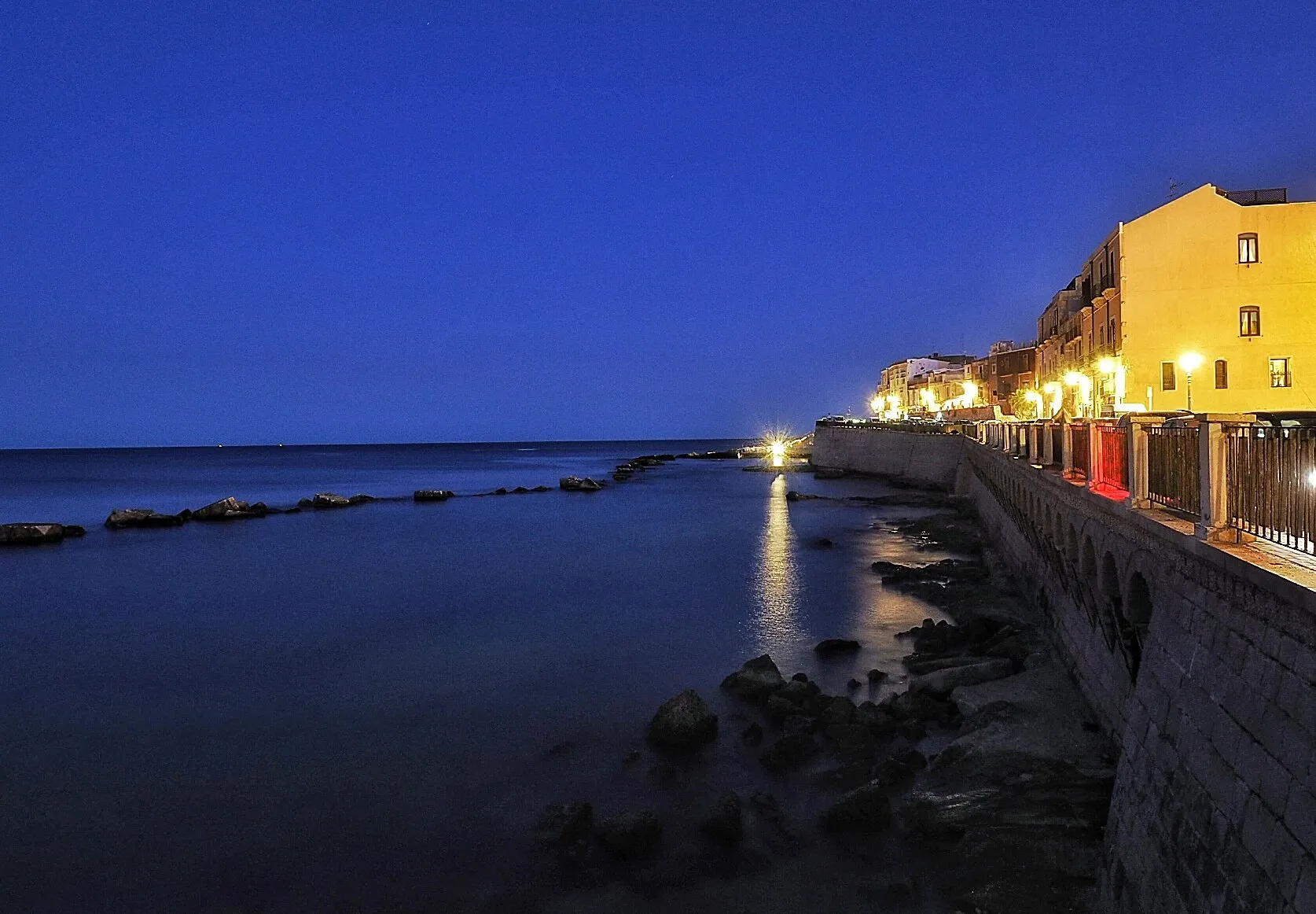 Night in the island