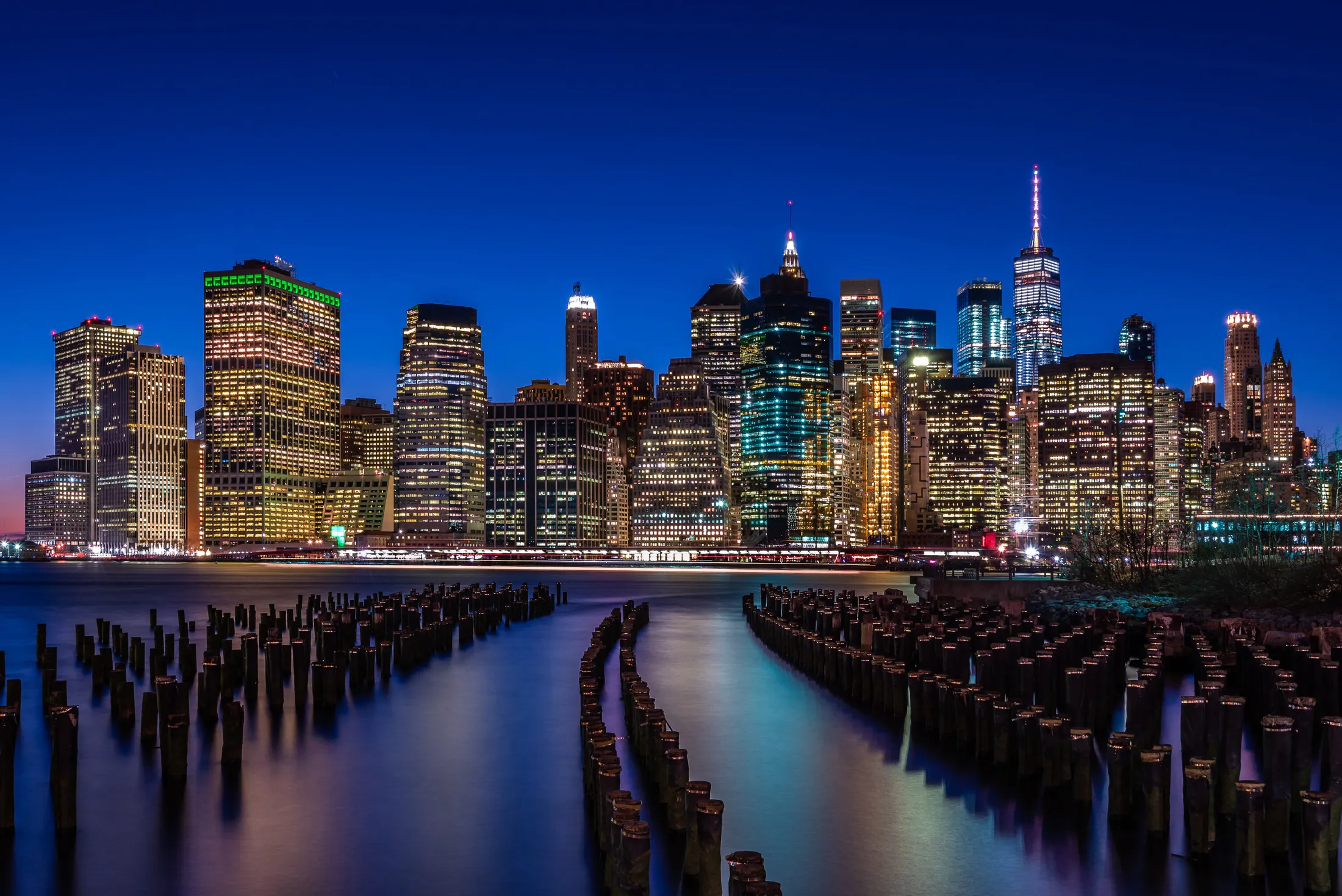 New York Skyline at night