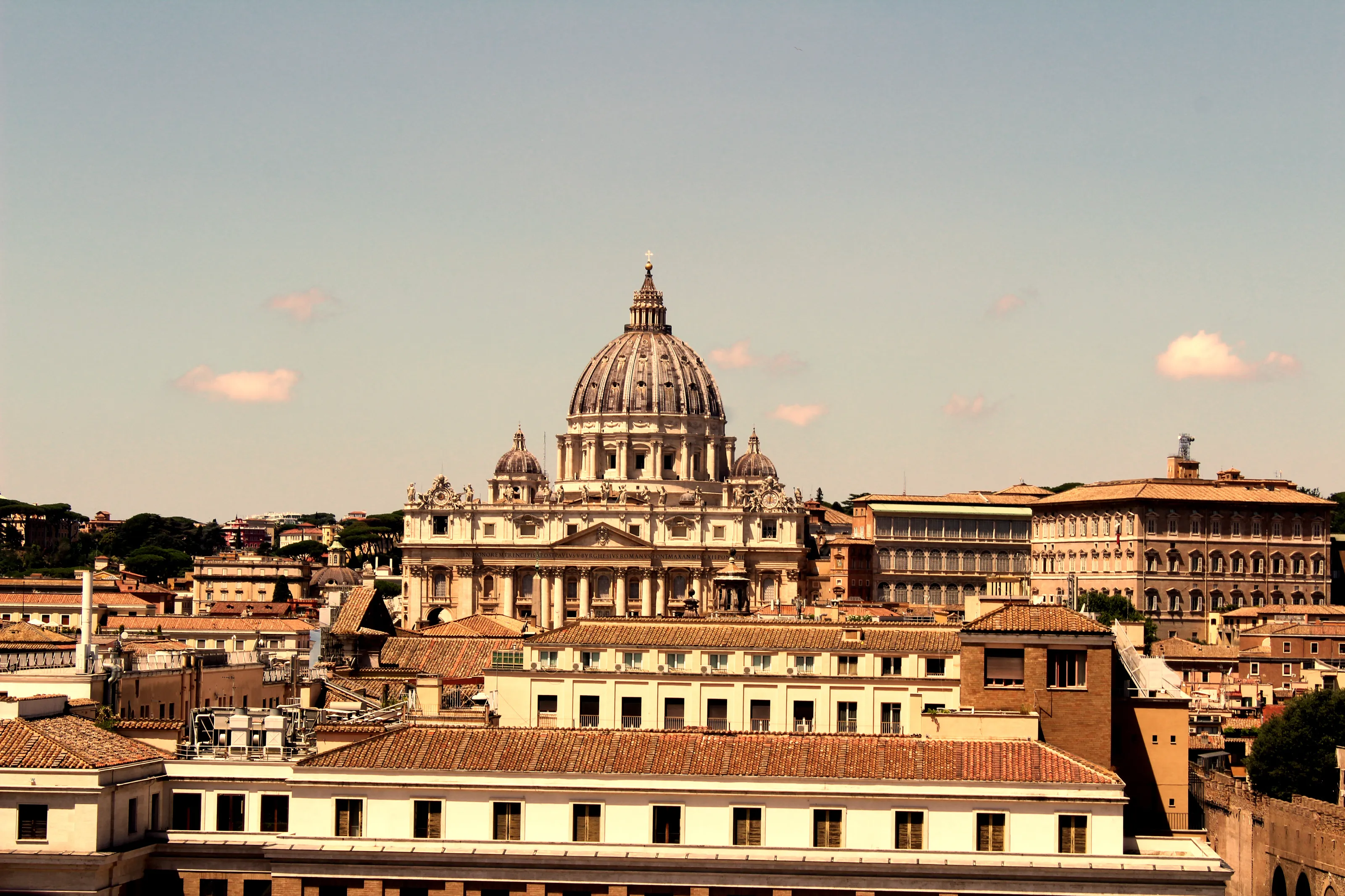 Vatican in an Itallian Golden Haze