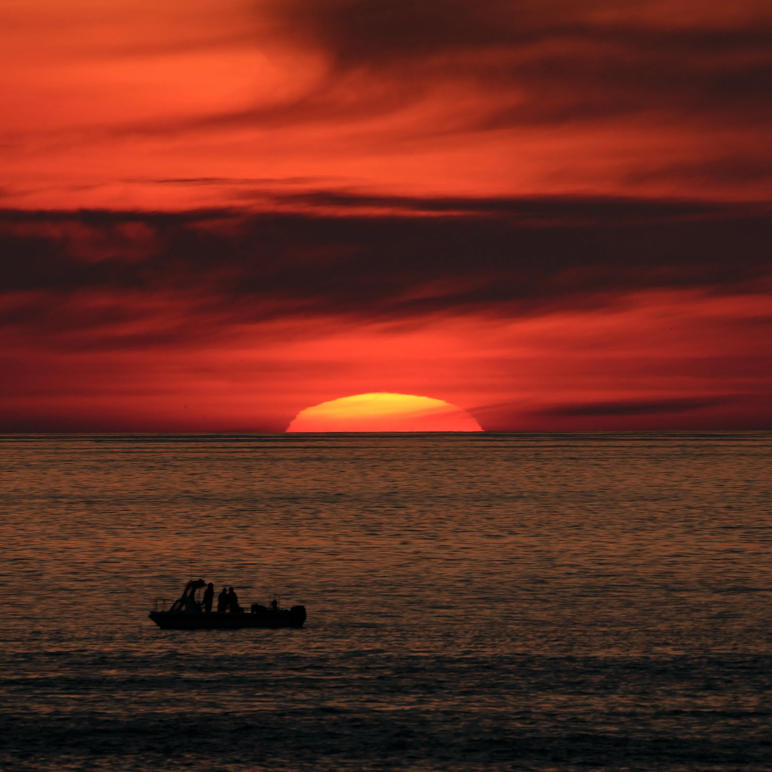 Sunset at Portreath Cornwall UK