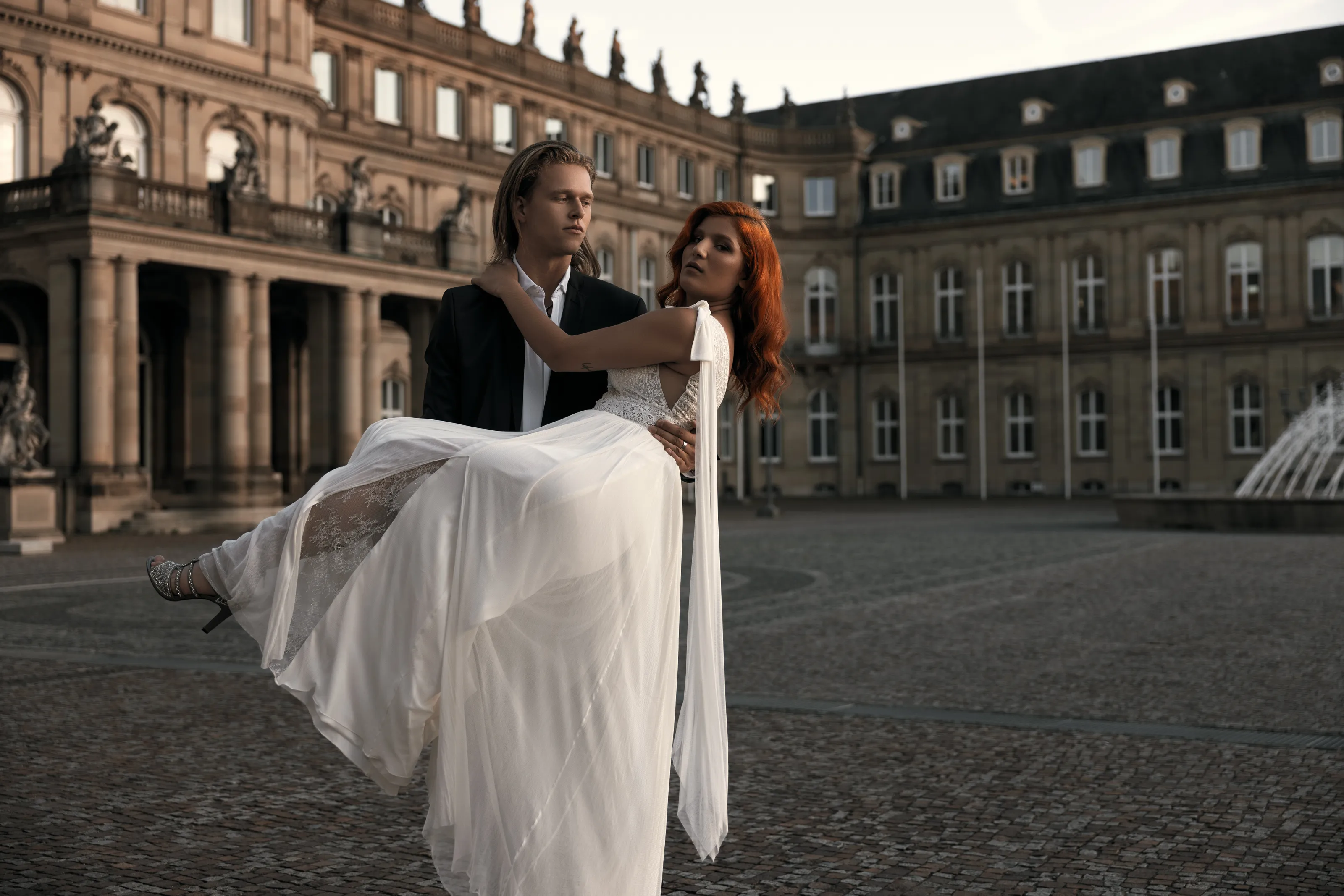 Eternal Romance: A Modern Love Story at the New Palace in Stuttgart