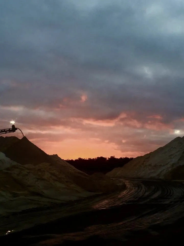Quarry sunrise