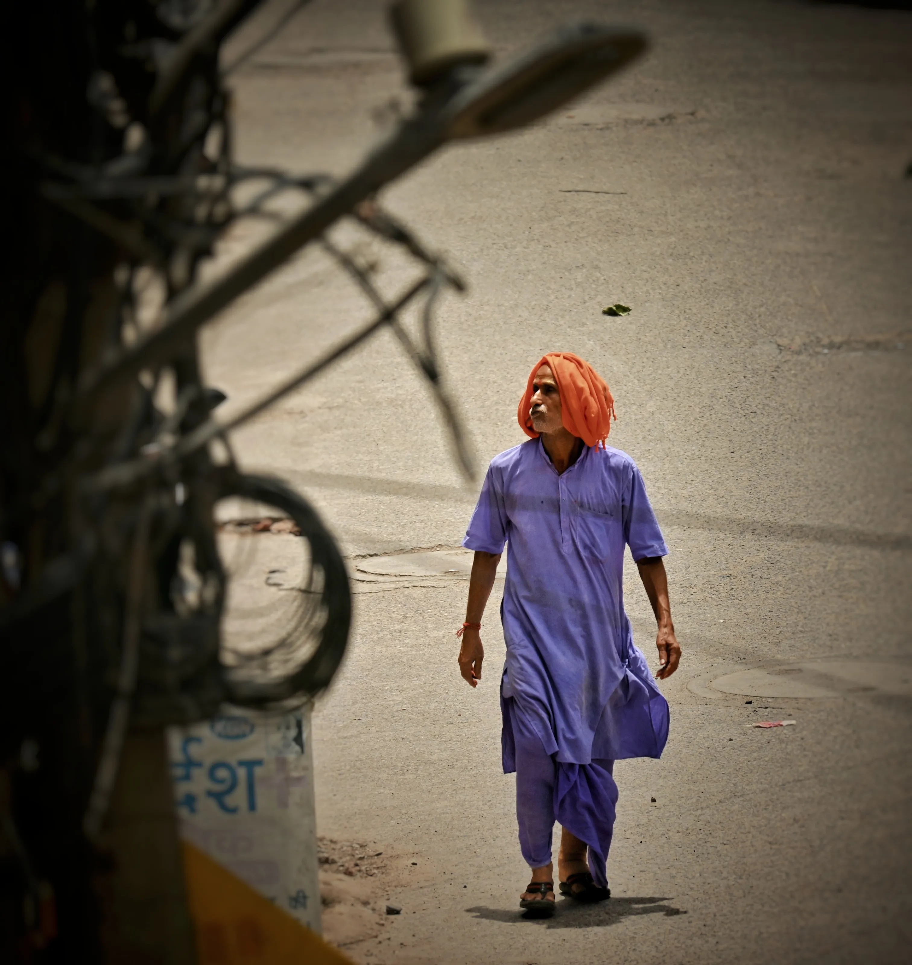 old man in indian attire
