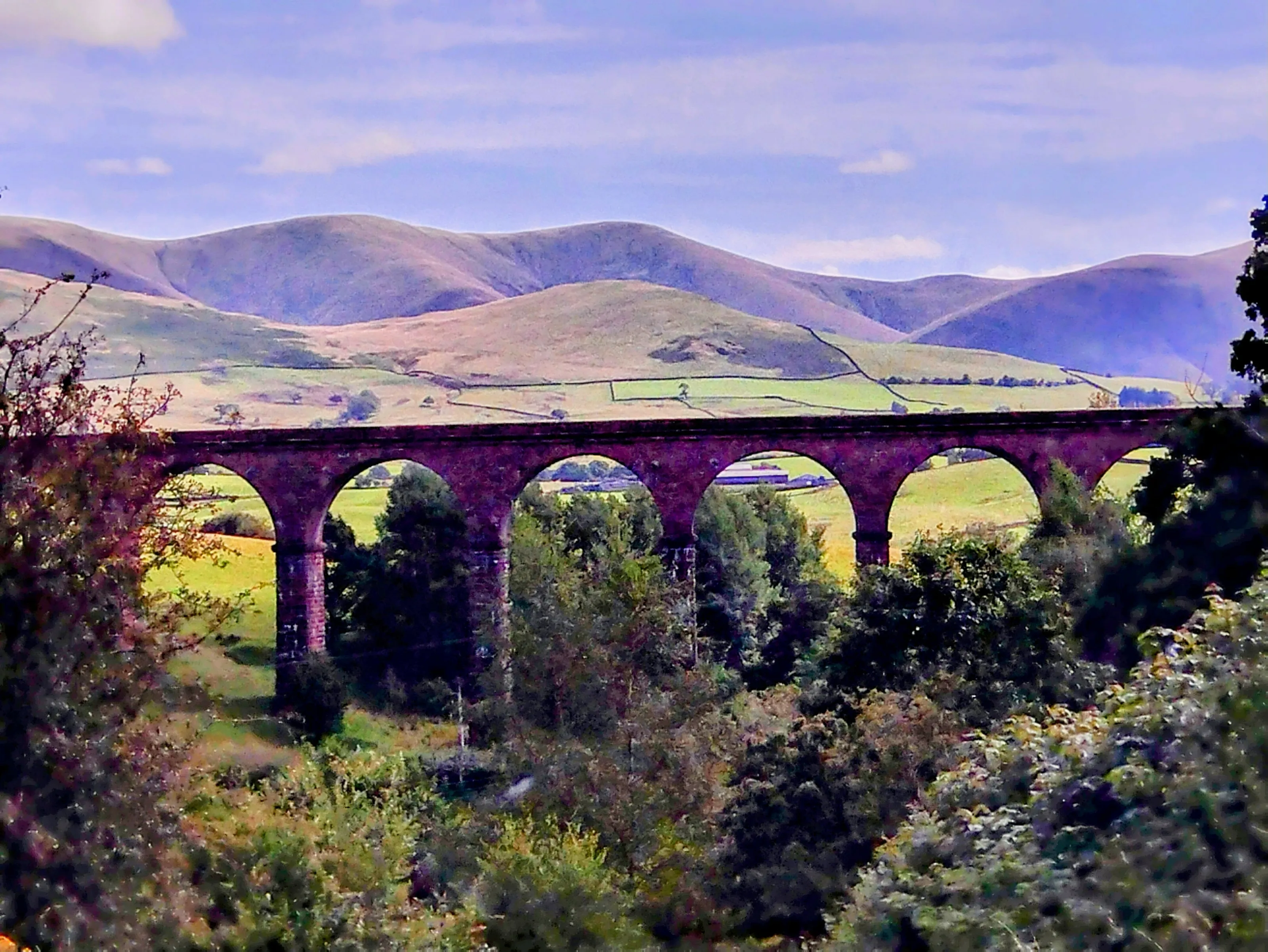 Lowgill Viaduct & Howgill Fells