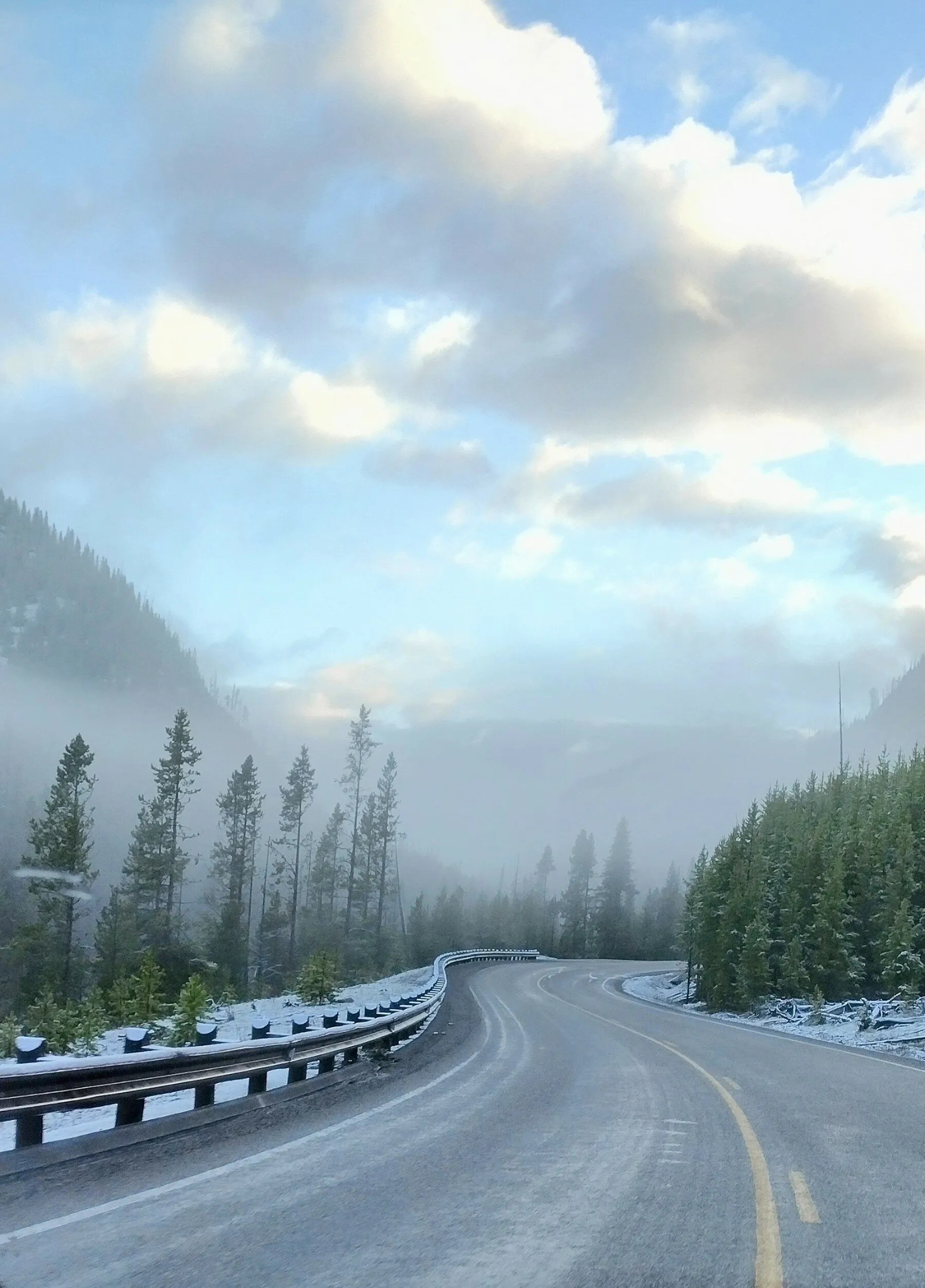 Misty Mountain view