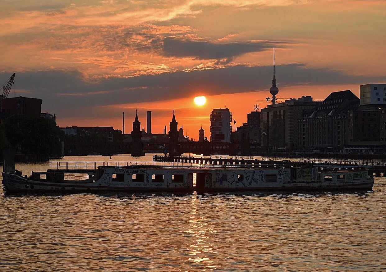 Sunset in Berlin