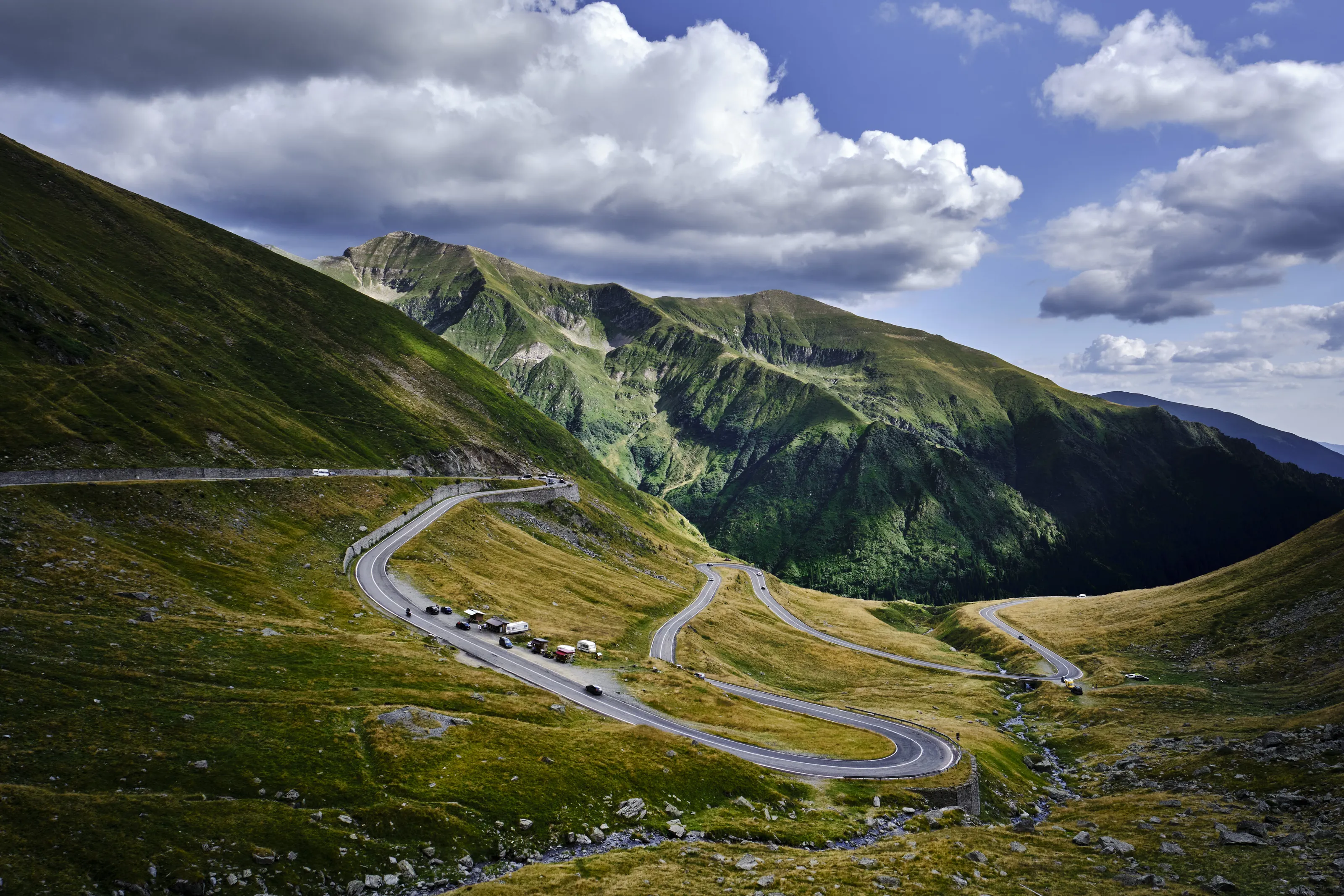 Skyward Spiral: The Transfagarasan Road Winds its Way Through the Mountains