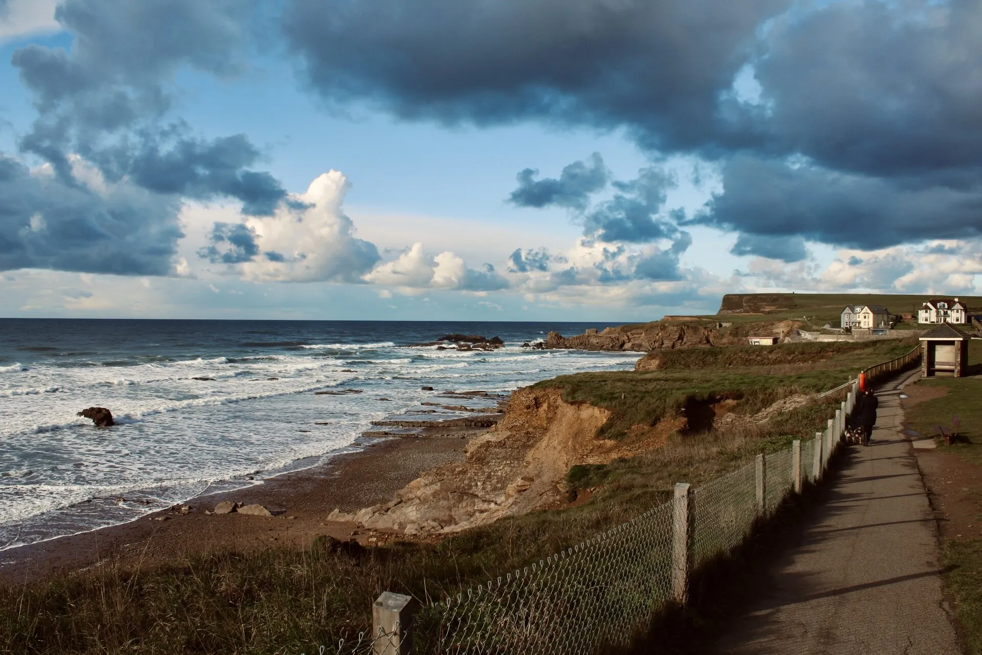 The beach
