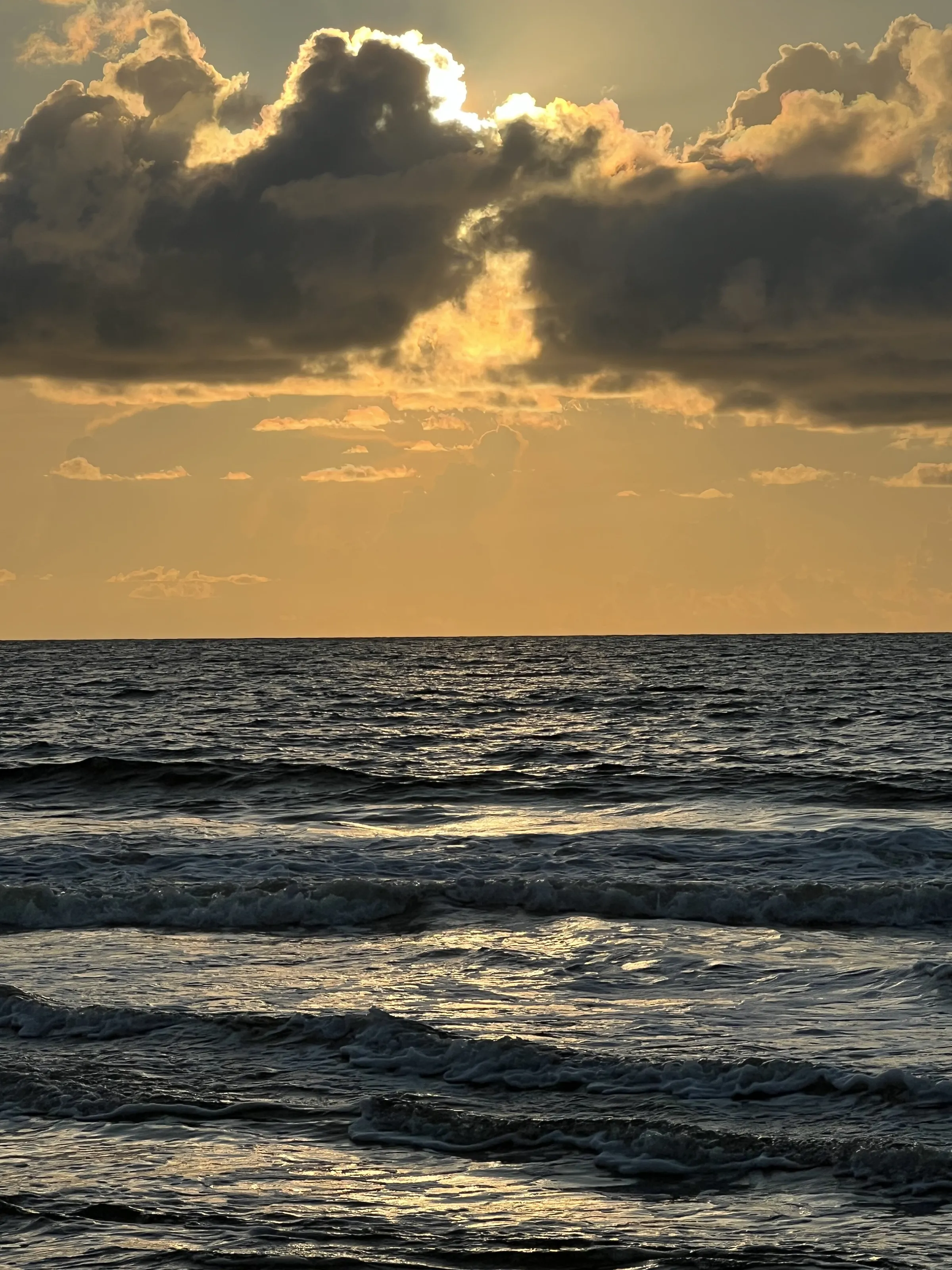 Sunrise over water