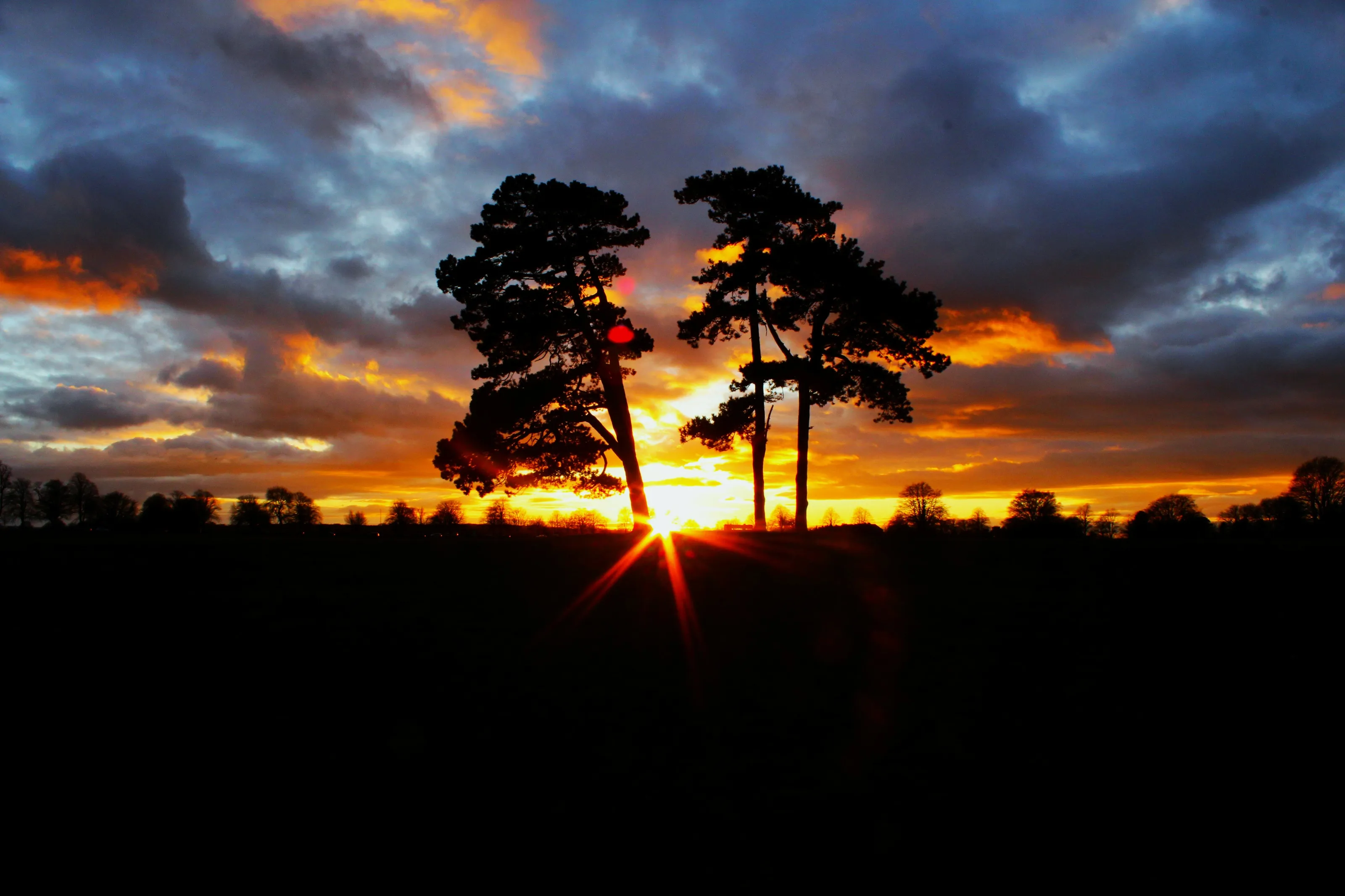 A colourful sunset