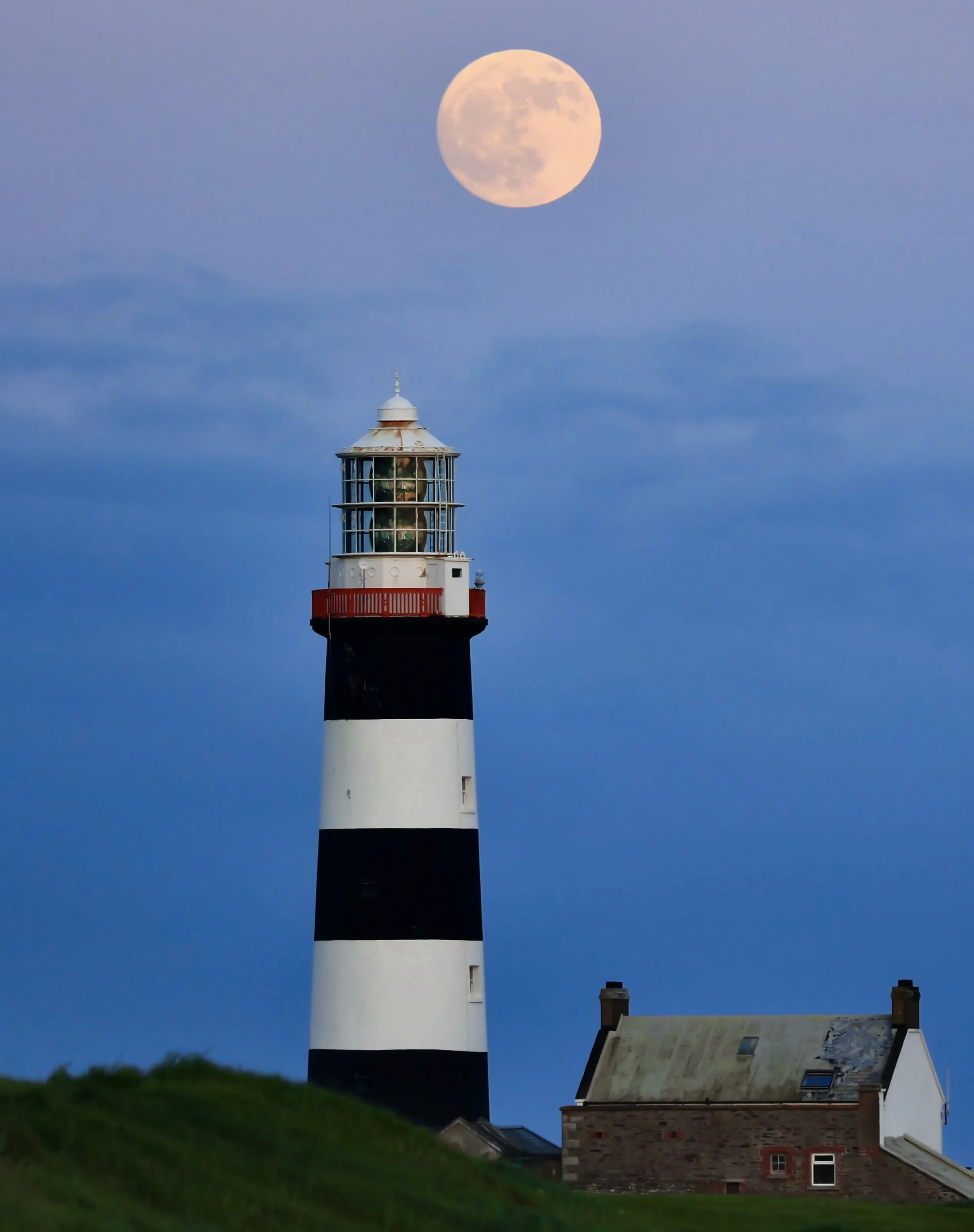 Flower Moon at the Old Head Lighthouse