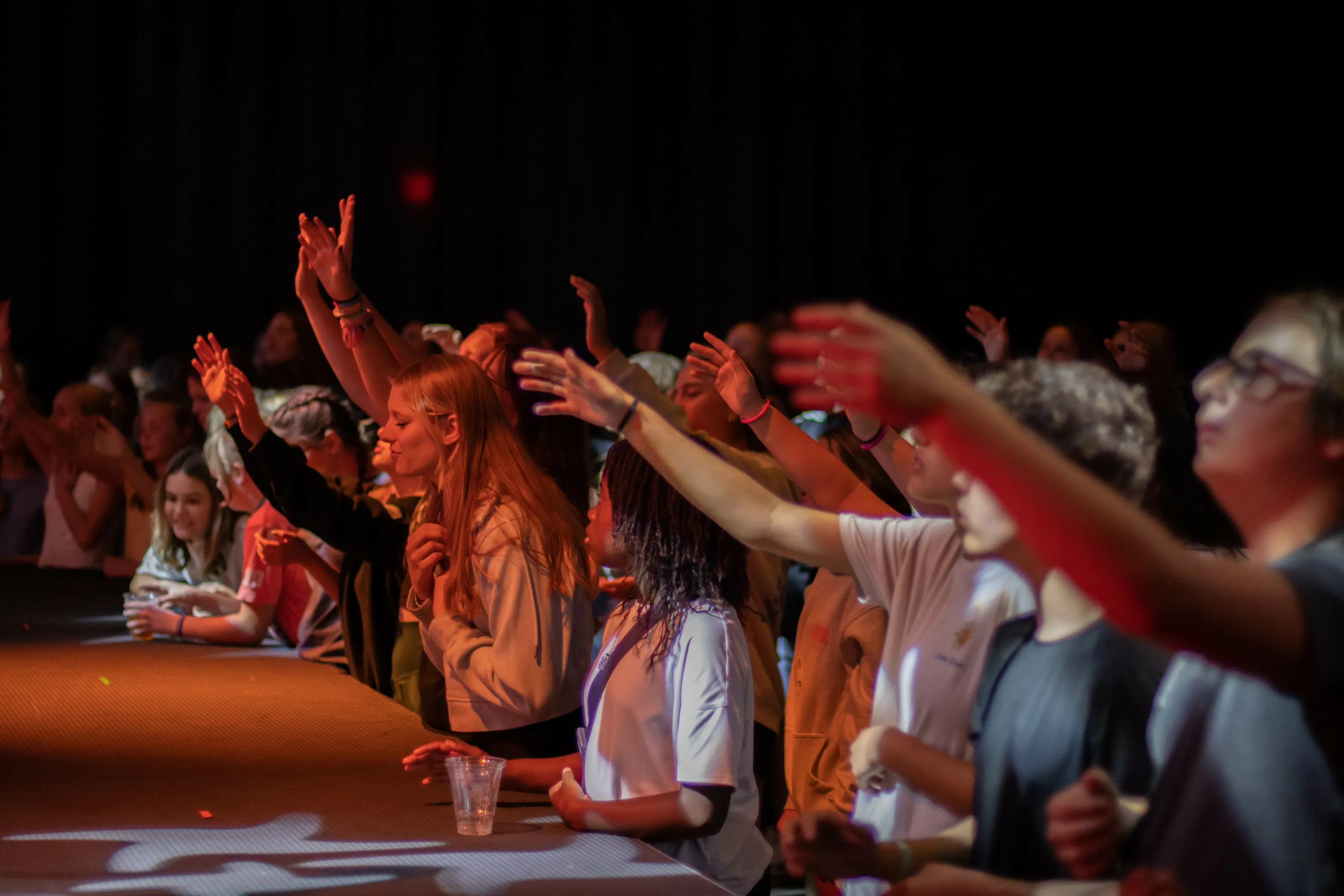 Uplifted Hands and Prayers of Faith