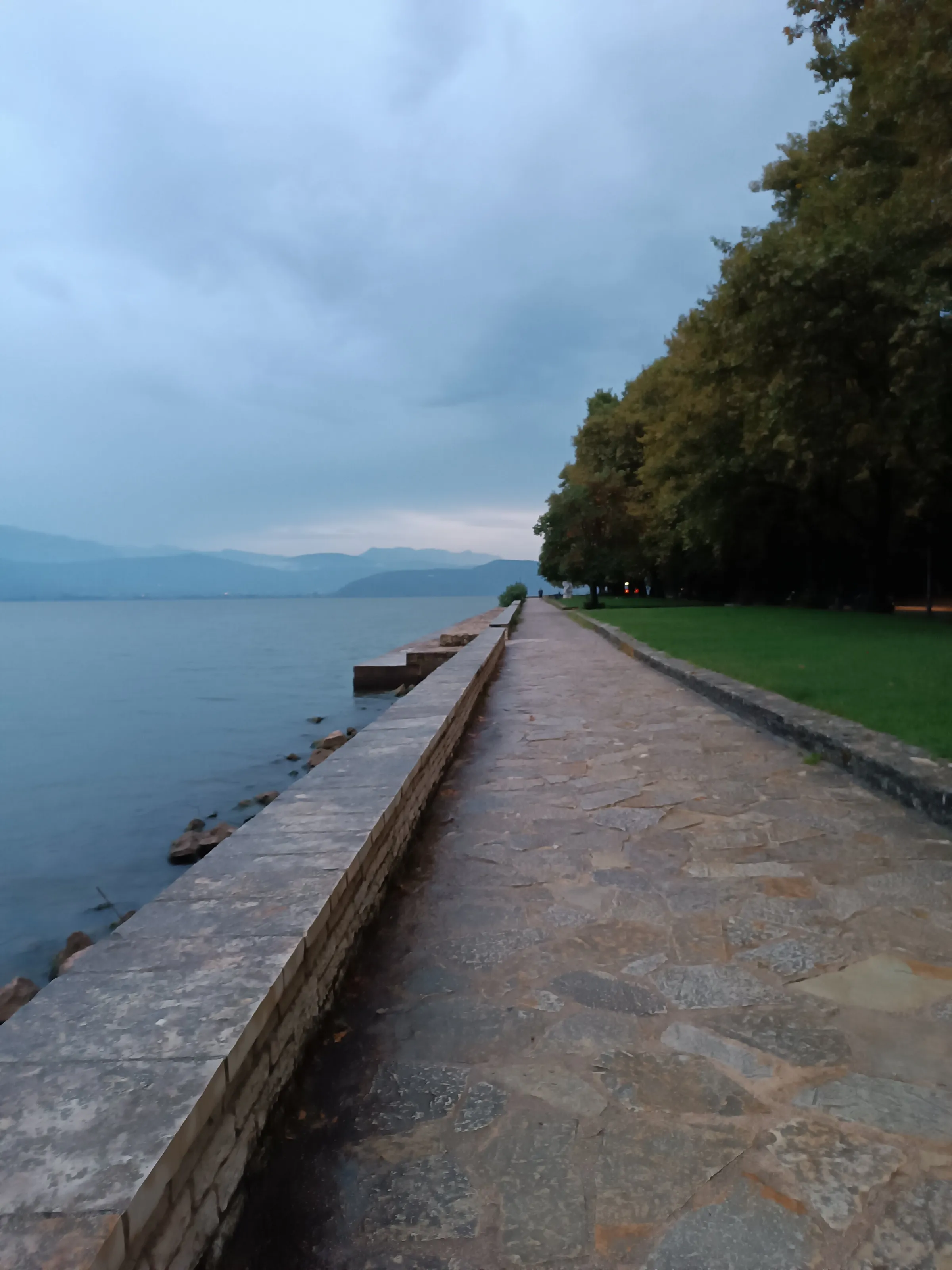 By the lake
