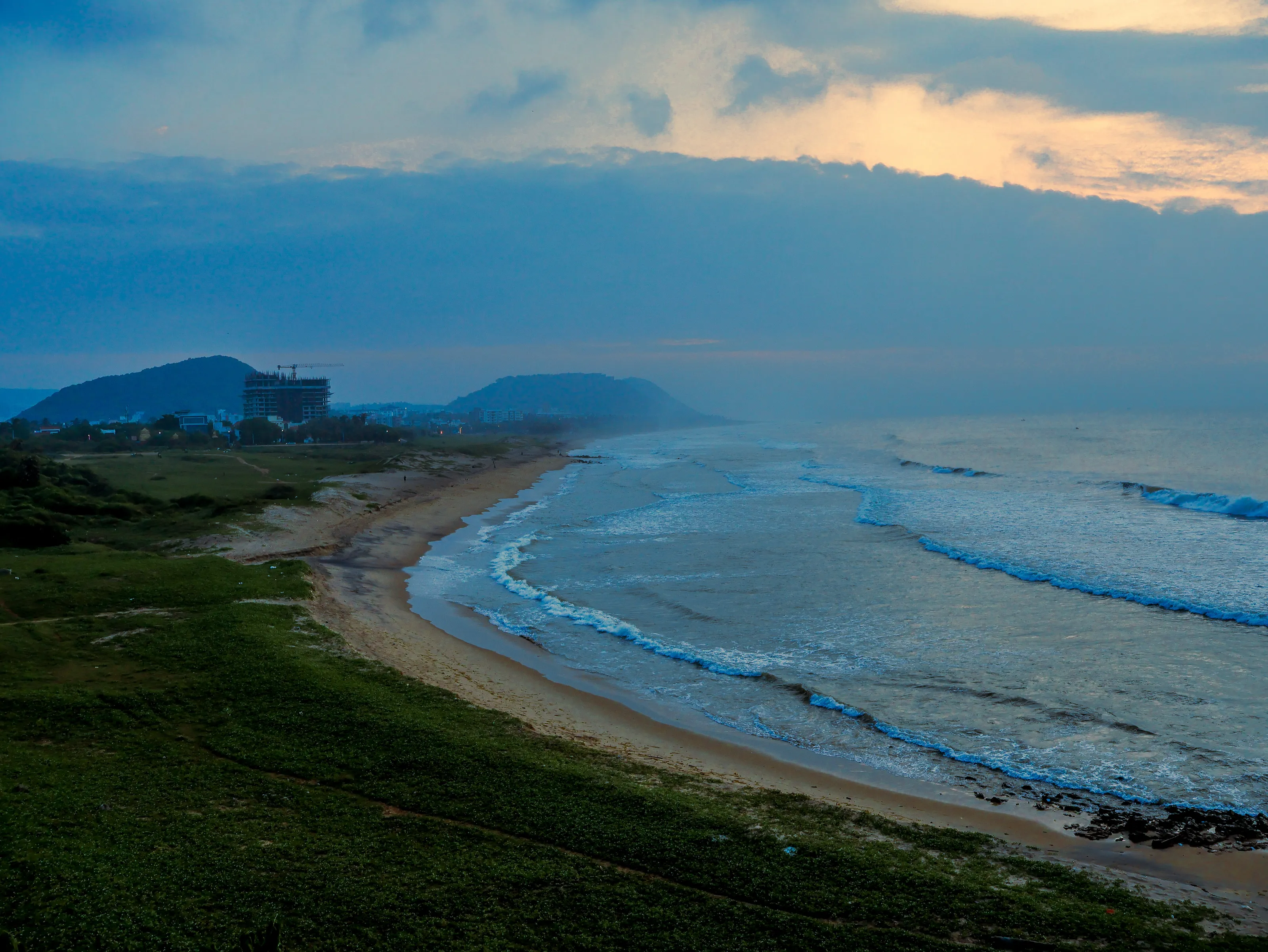 Seashore in the early morning