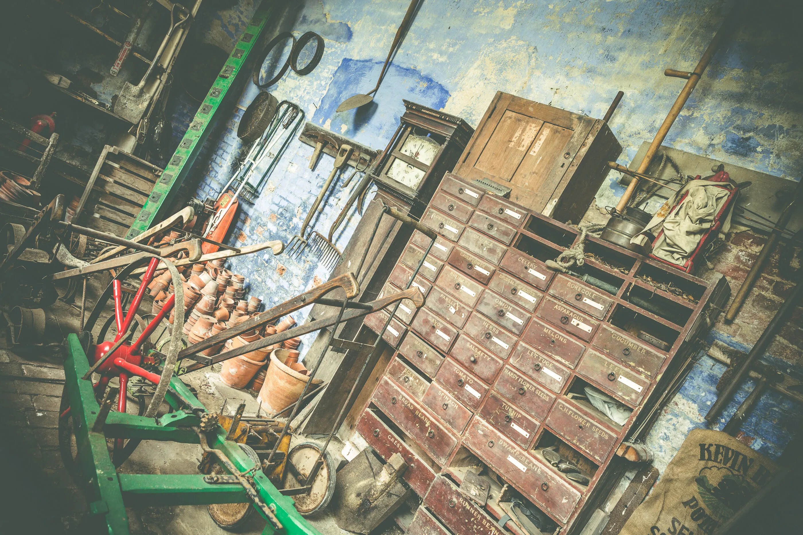 Gardeners Tool Shed At Calke Abbey NT