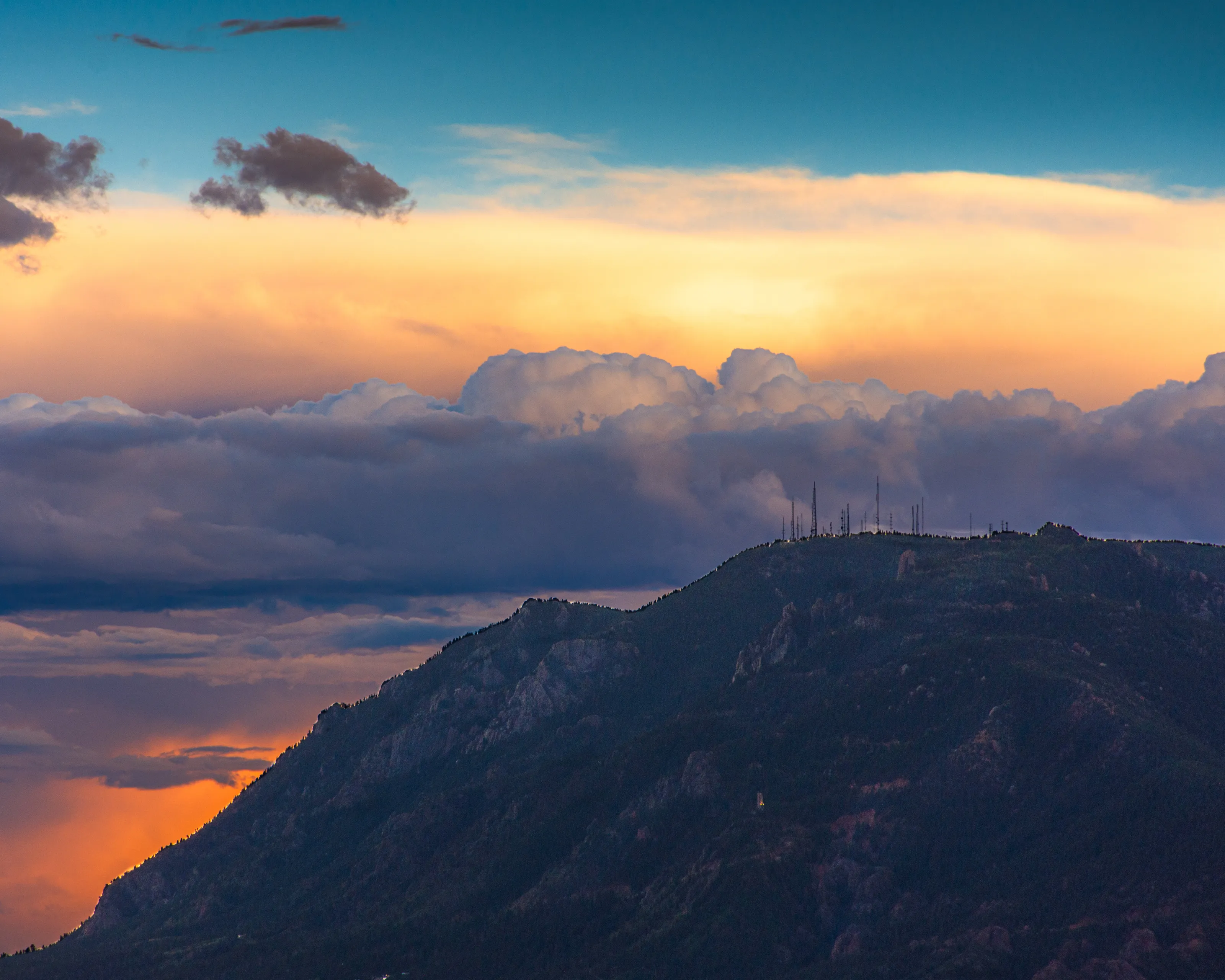 Cheyenne Mountain Sunset