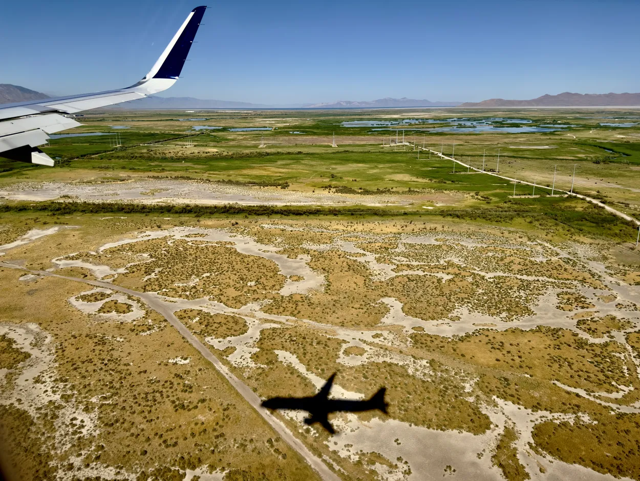 Over Salt Lake City