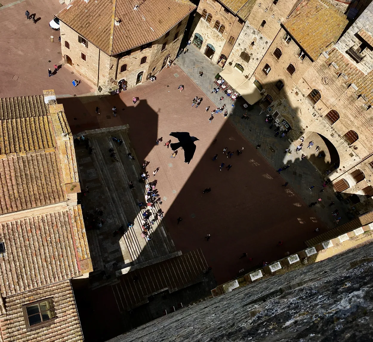 Shadows in San Gimignano