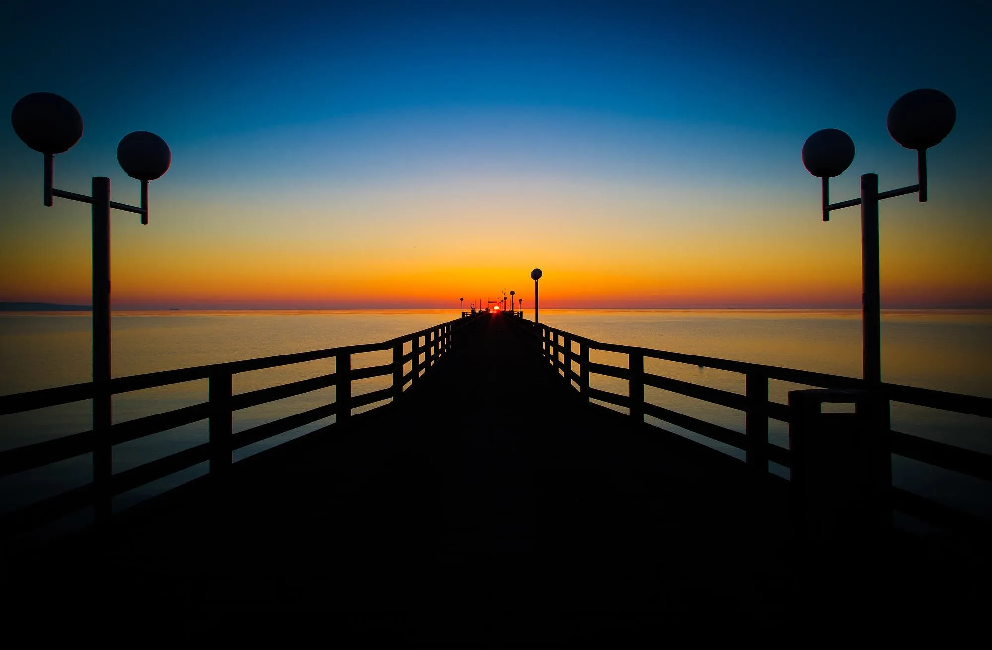 Sunrise in Binz Germany