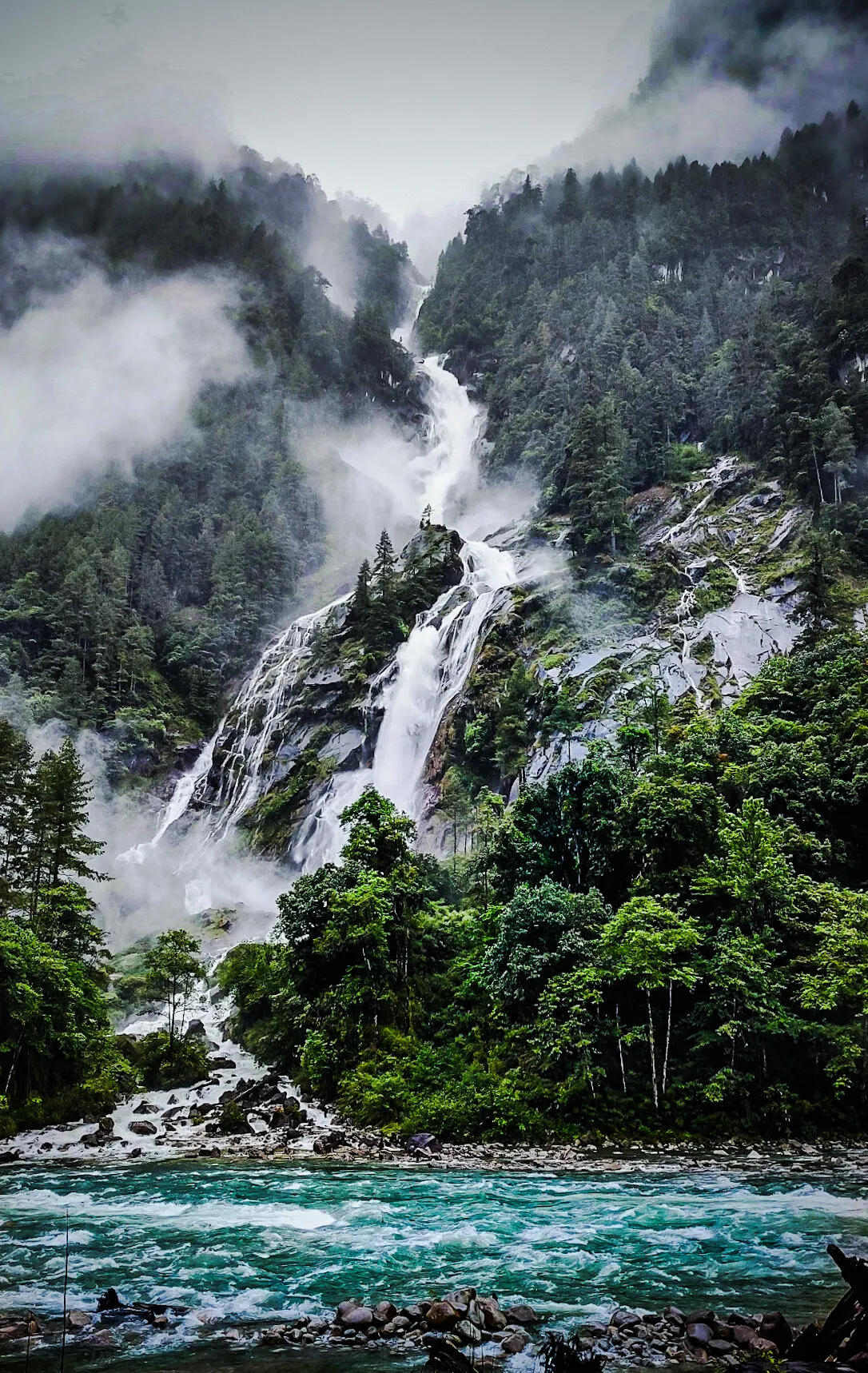 Veiled Majesty: Nuranang Falls