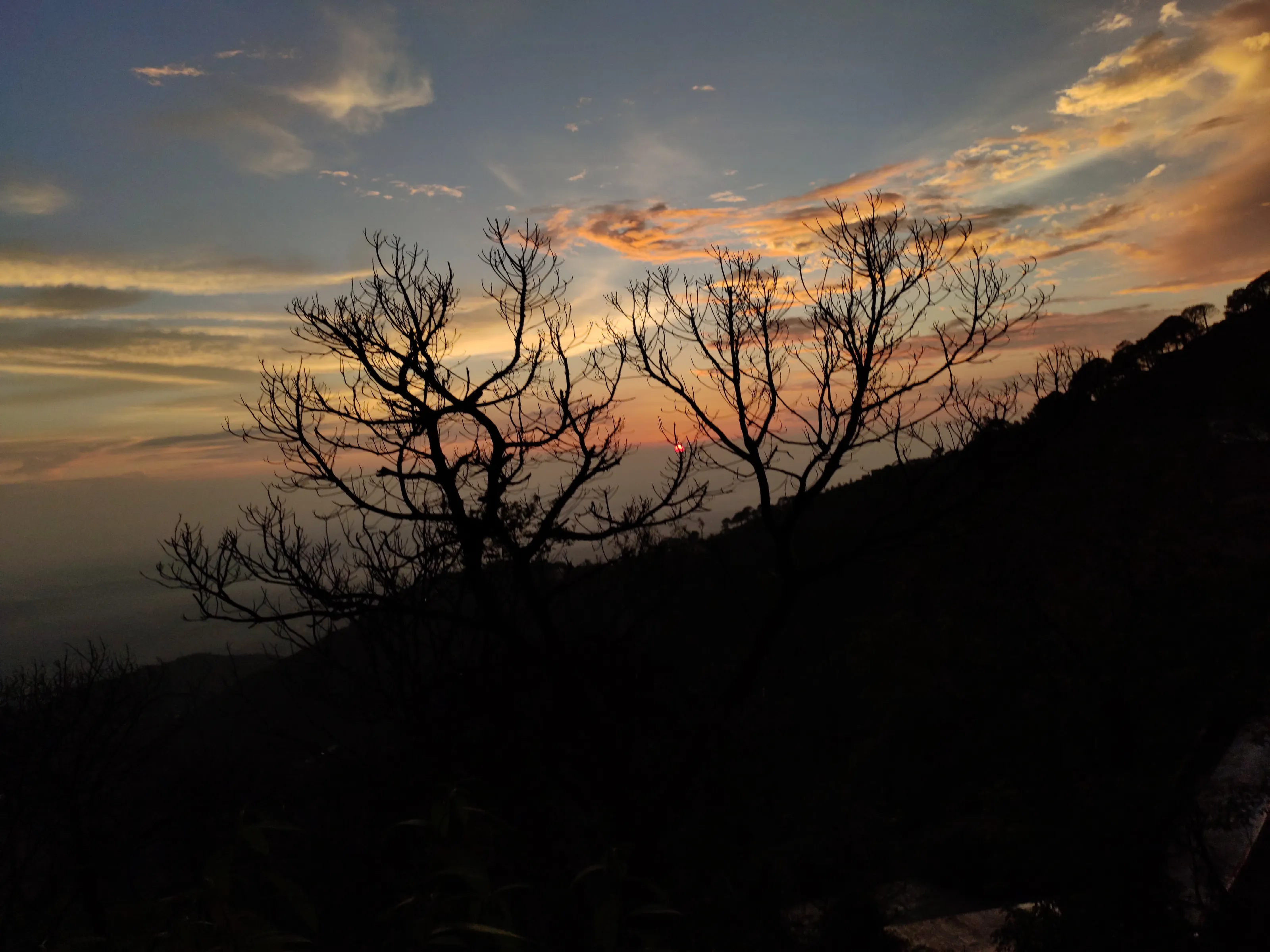 Sunset view in Kasauli