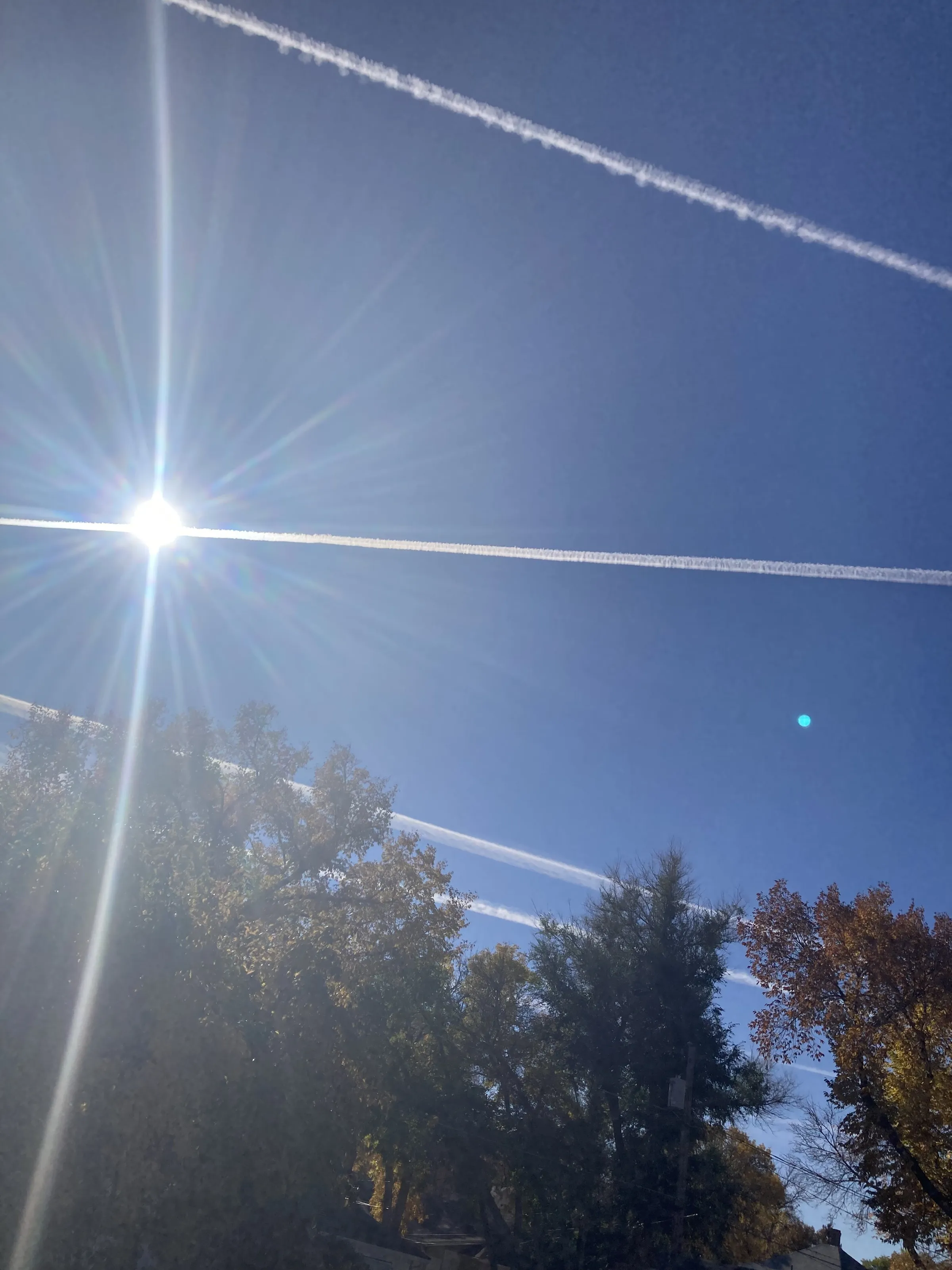 Sky trails