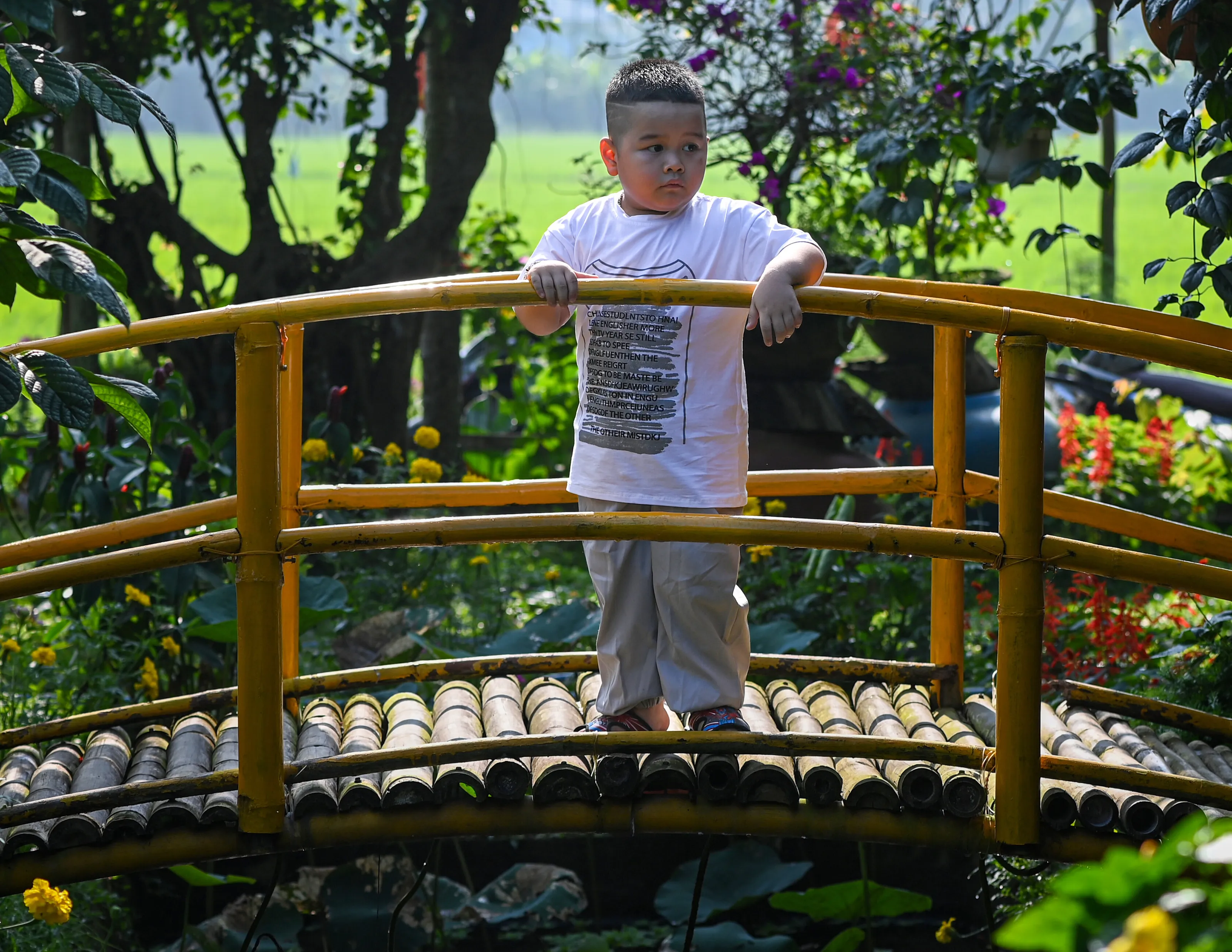 Boy on Bridge