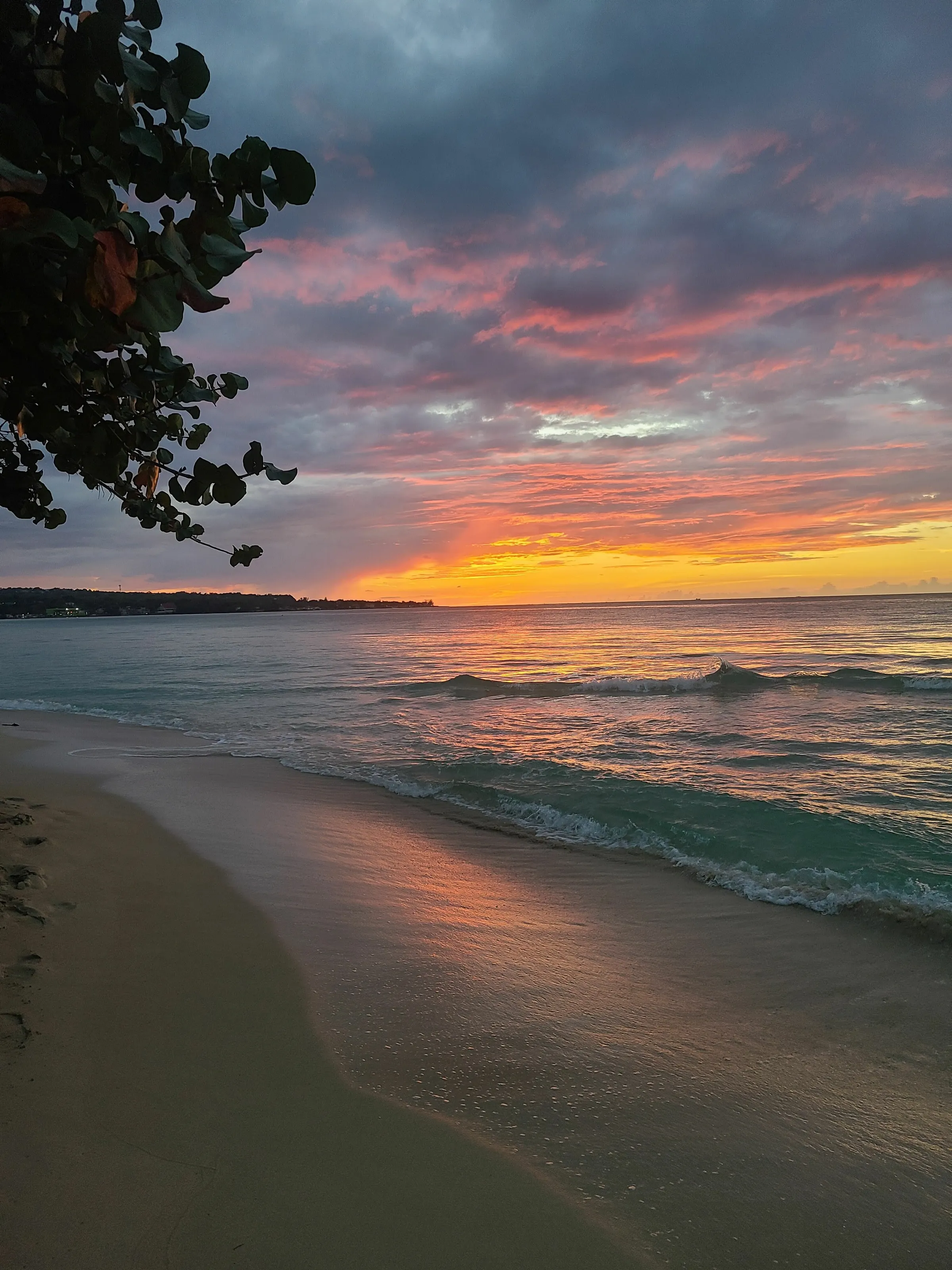 The Ocean Meets the Sunset