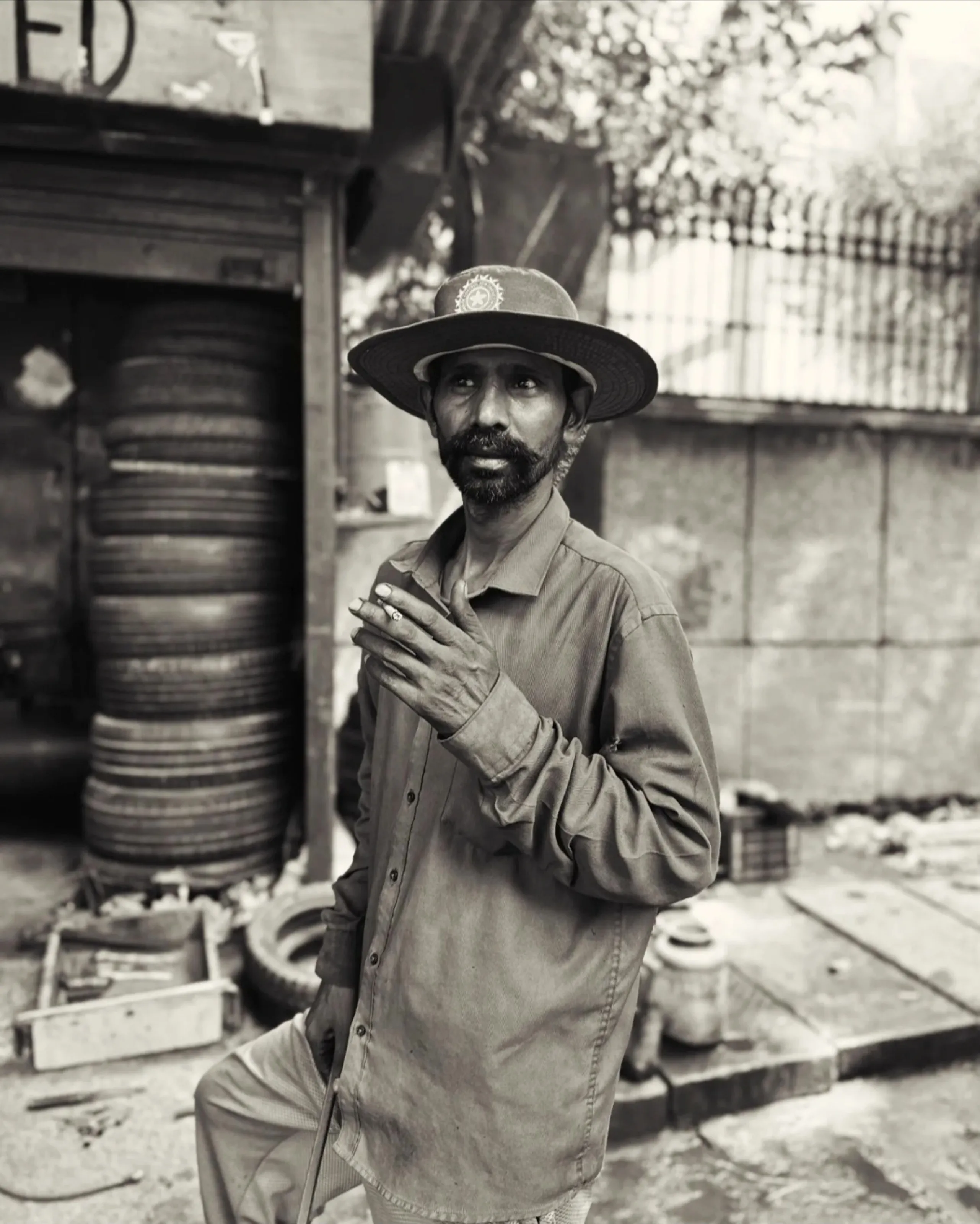 Timeless Grit: A Glimpse into the Life of a Street Craftsman