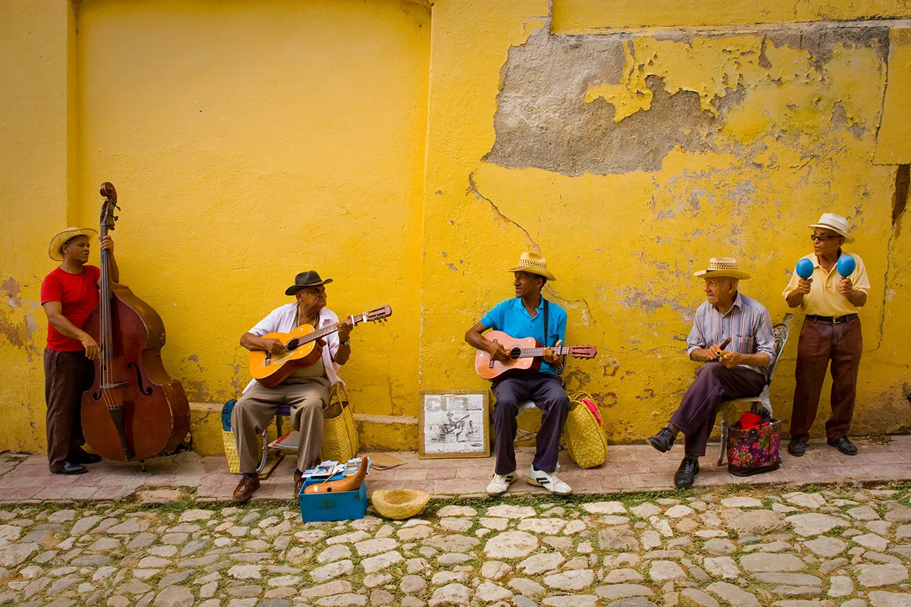 Band of Street musicians, Havana Cuba