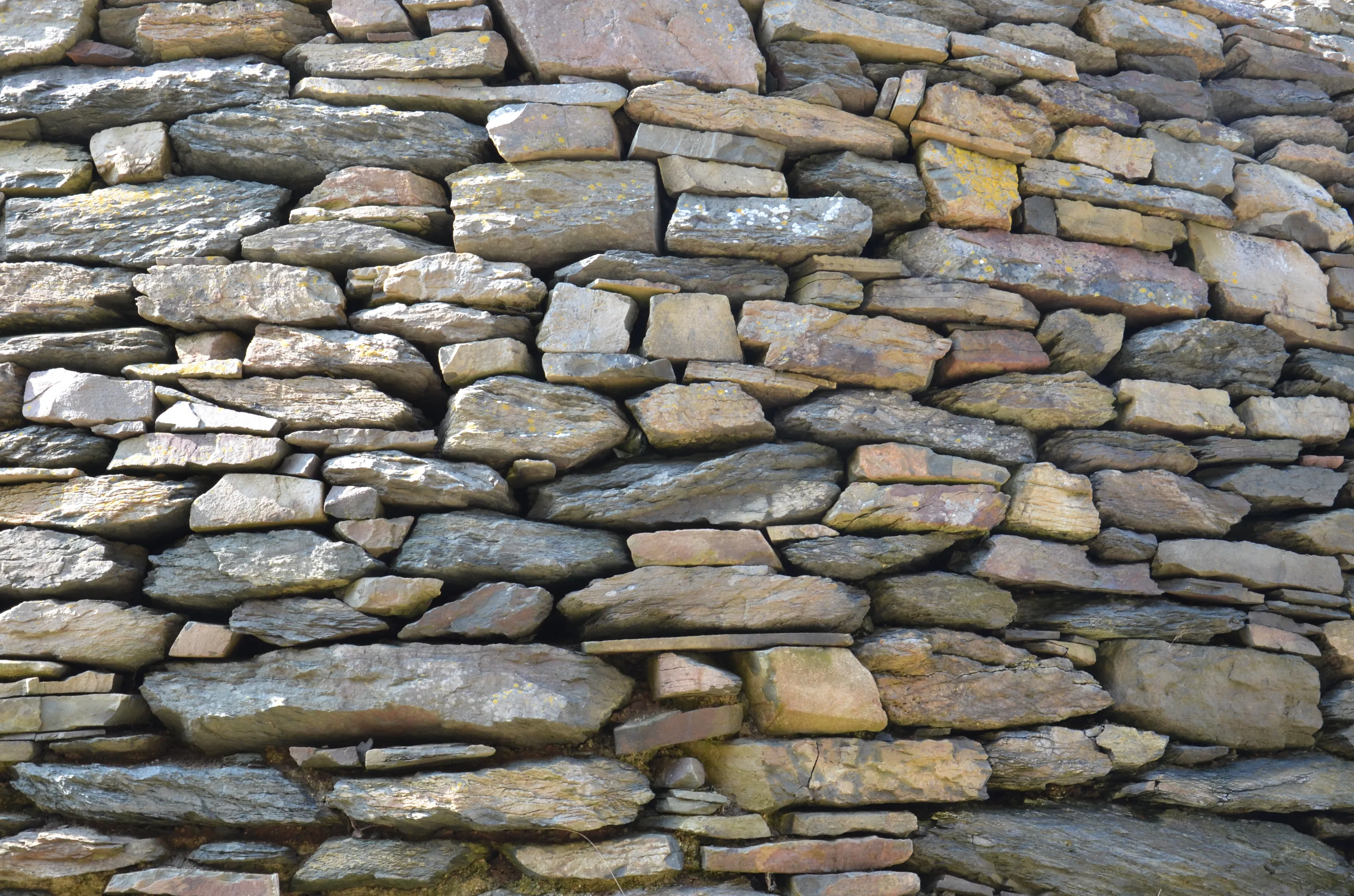 Dry stone wall
