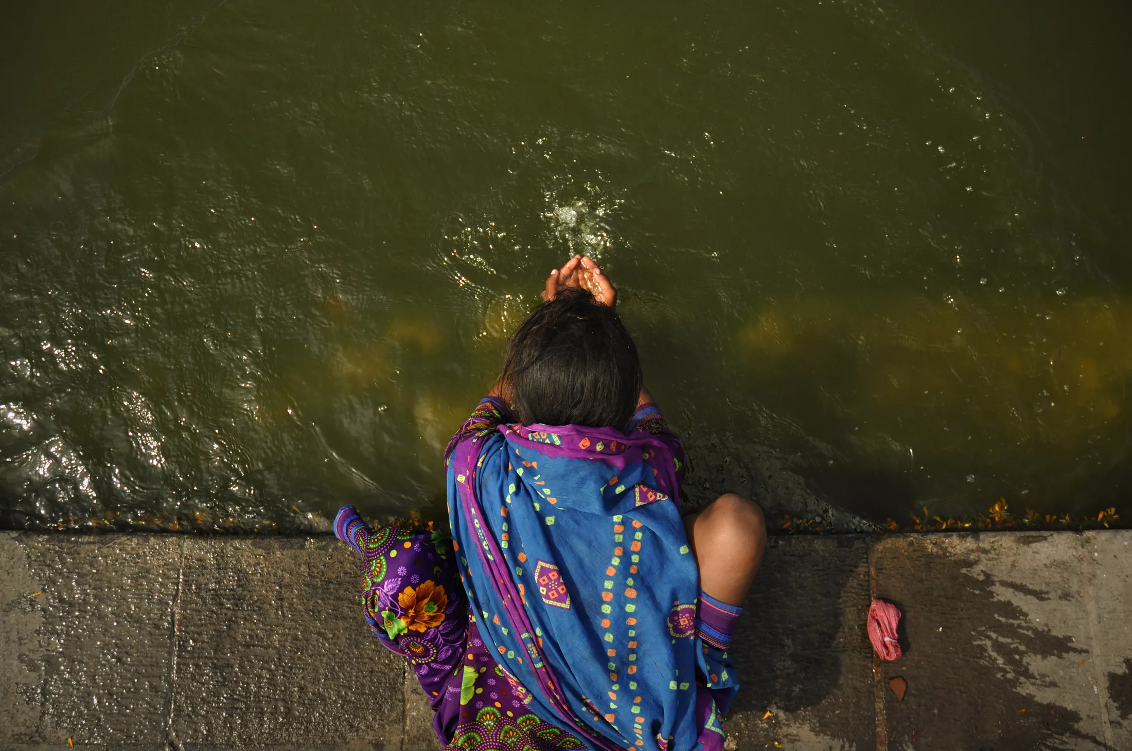 Morning Ritual in India