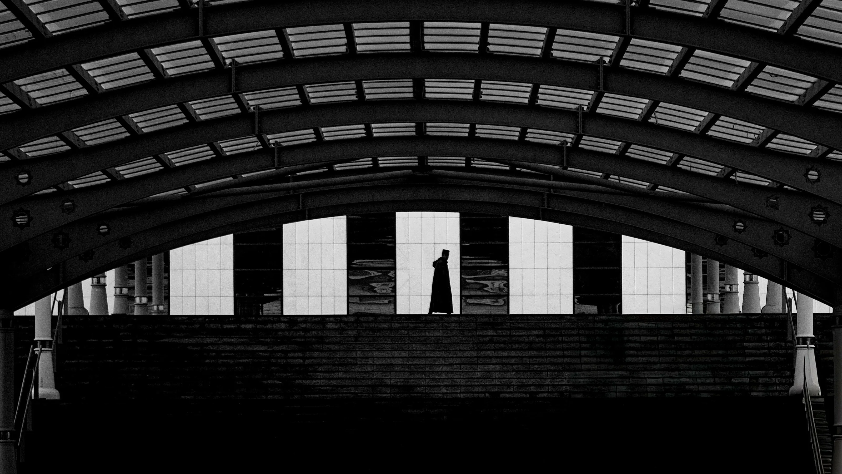 Patrol Soldier under the arch