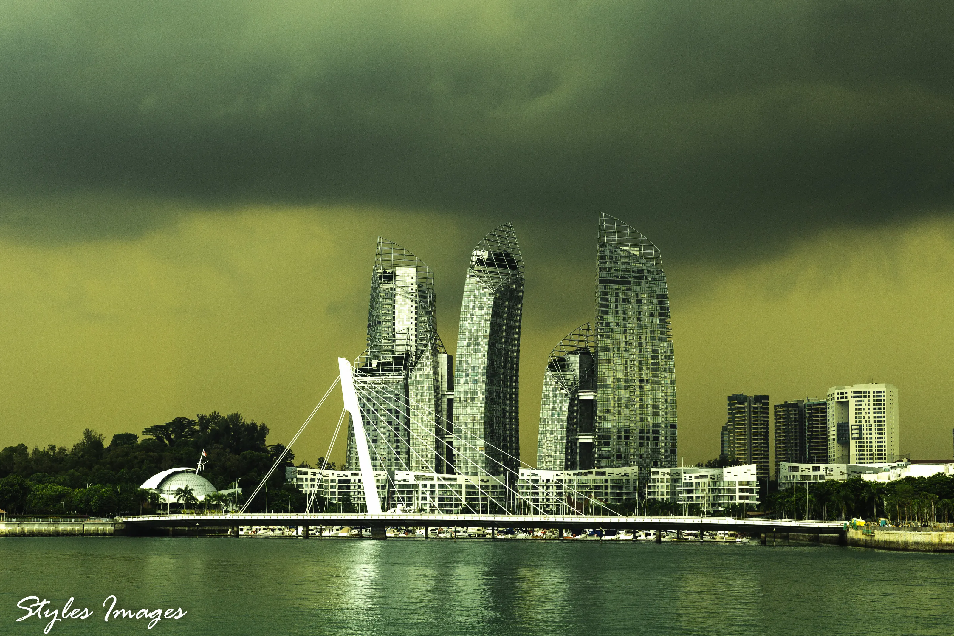 Storm clouds passing