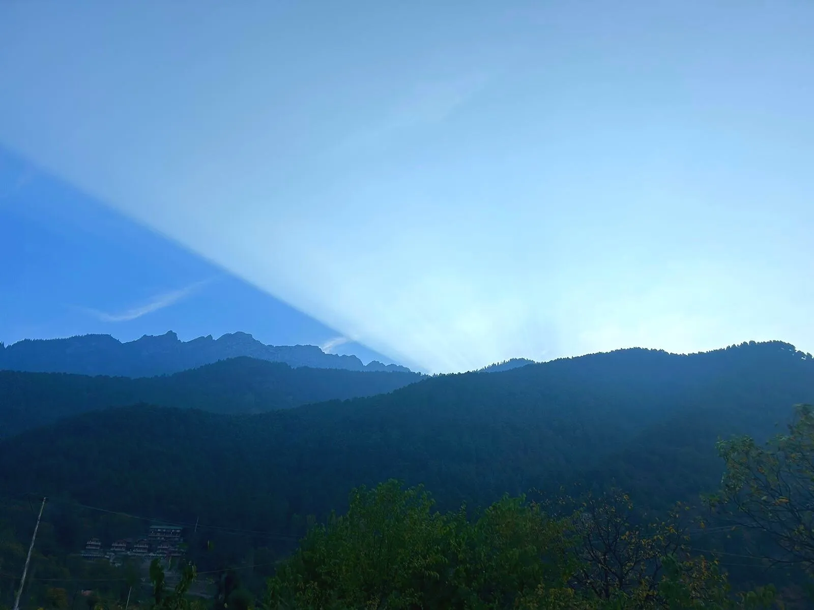Rays of light