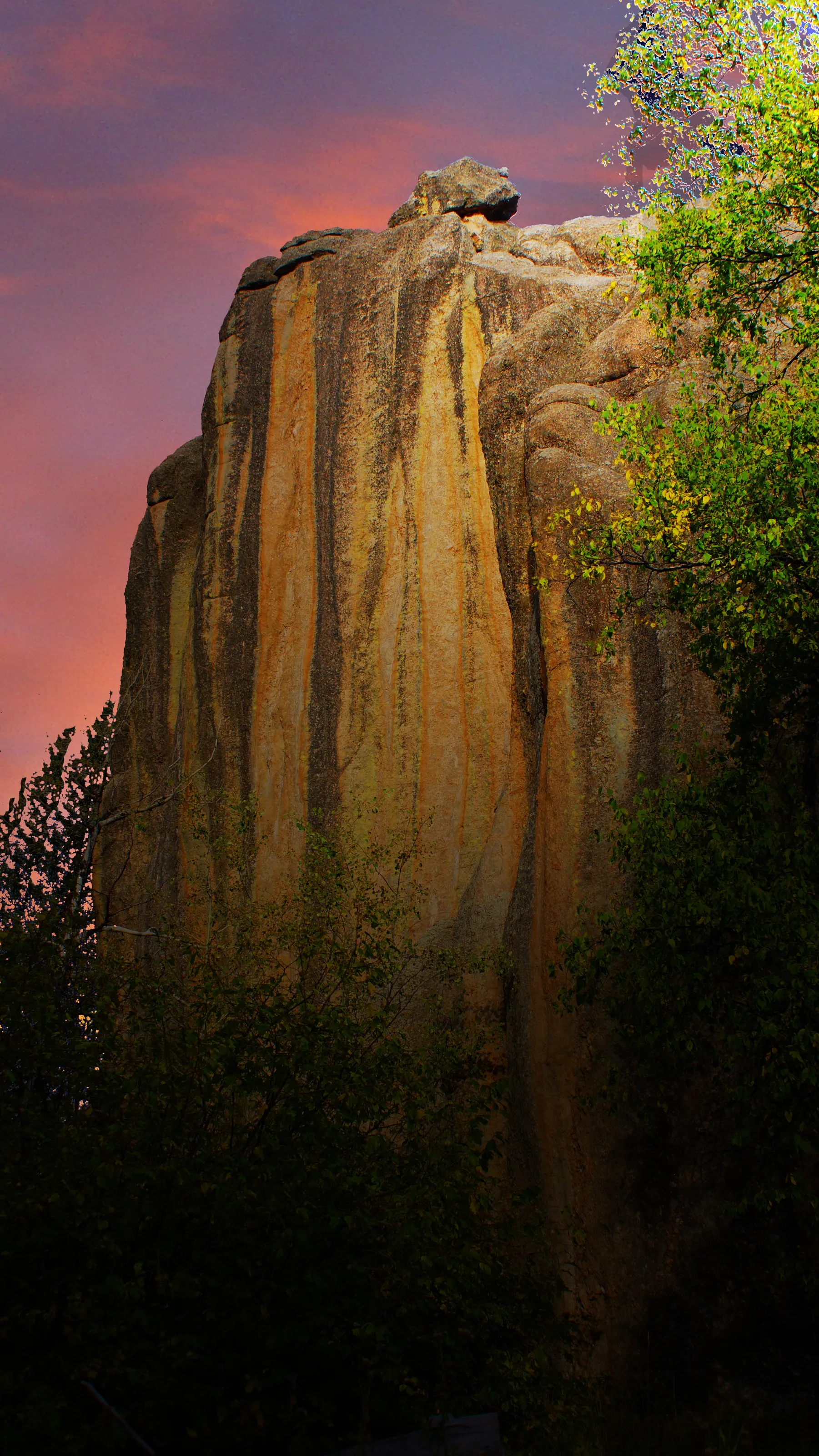 Behind the Granite