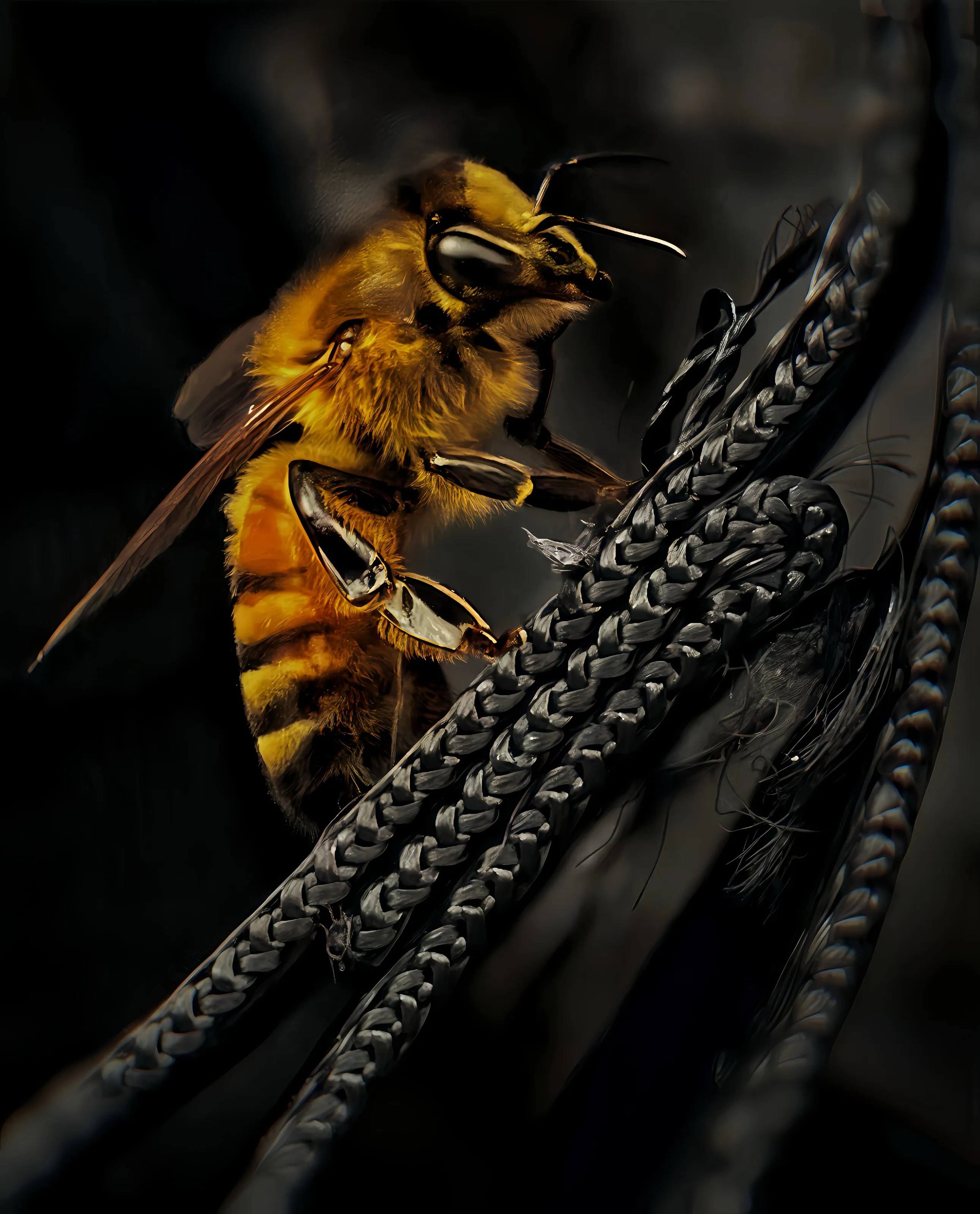 Closeup Bee