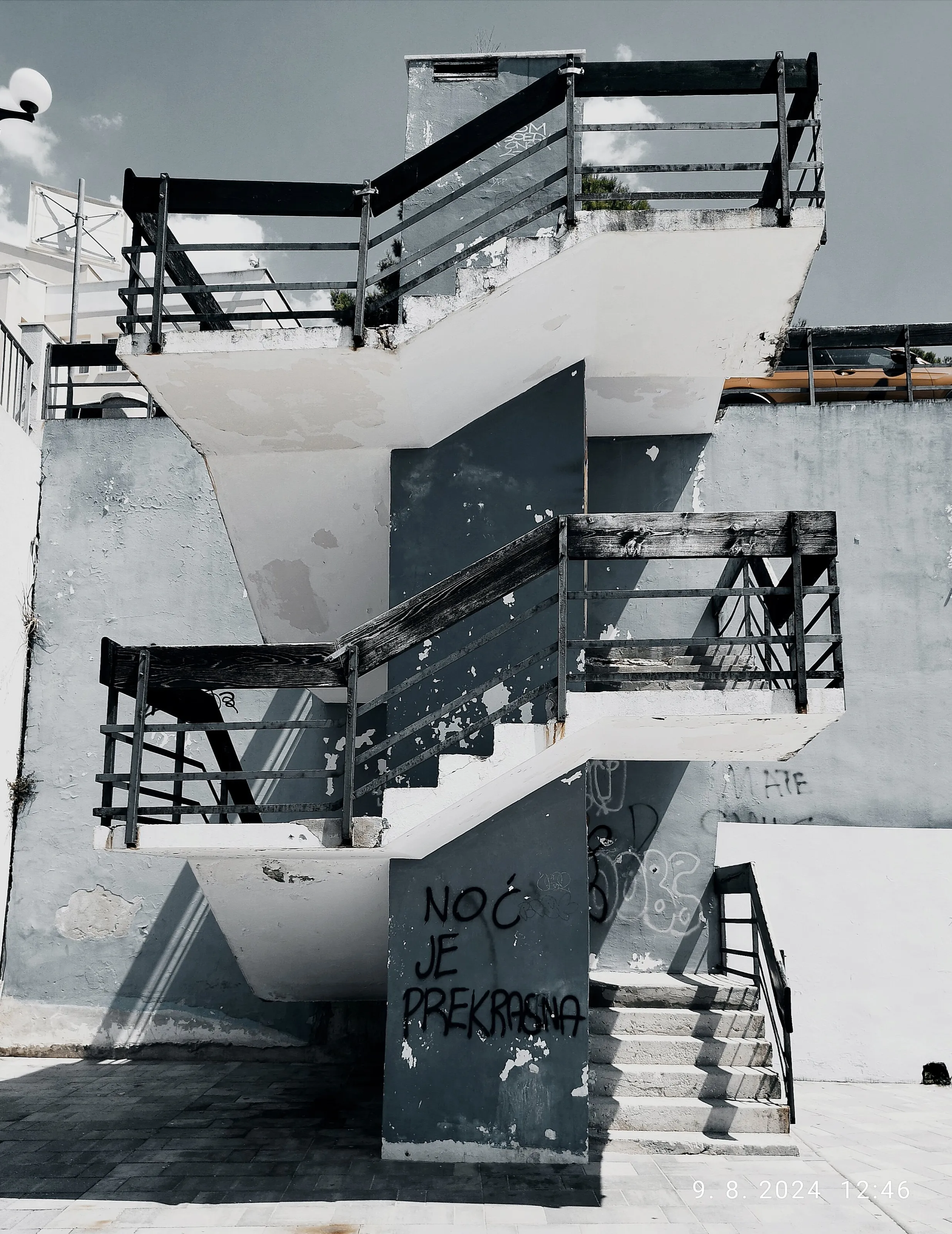 Beach stairway