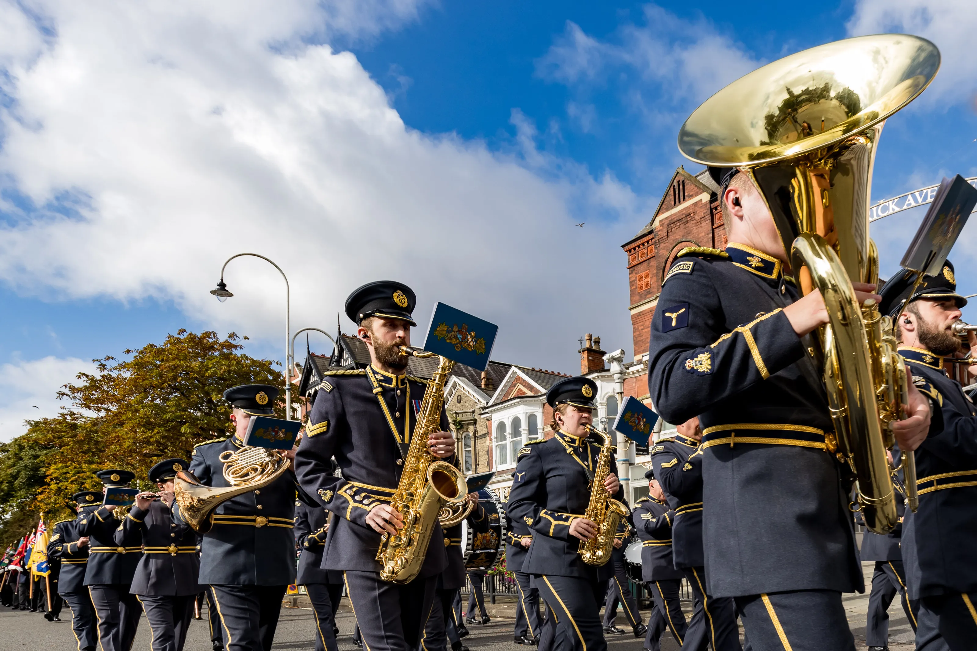 On a March