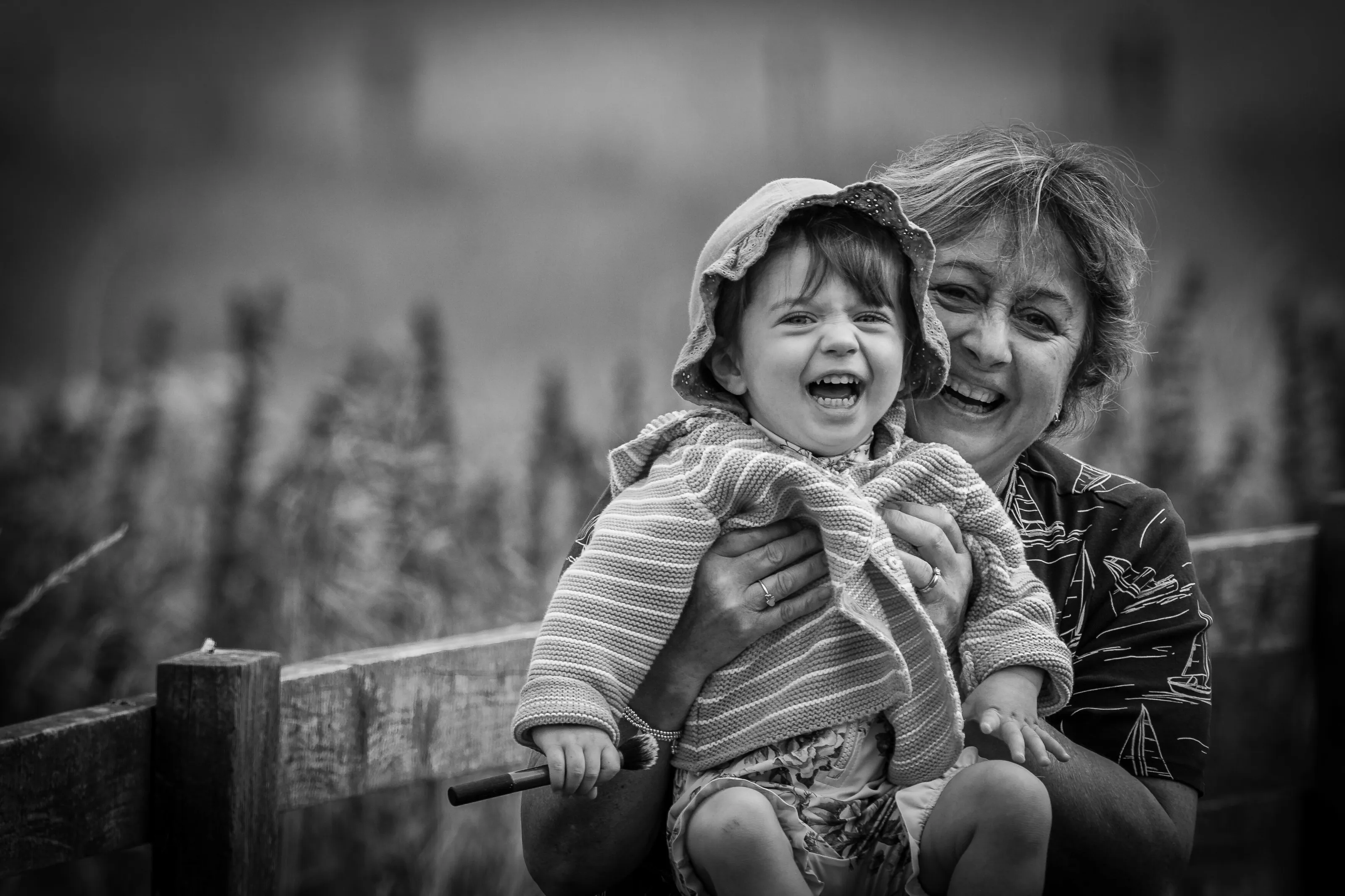 Portraits of People in Black and White